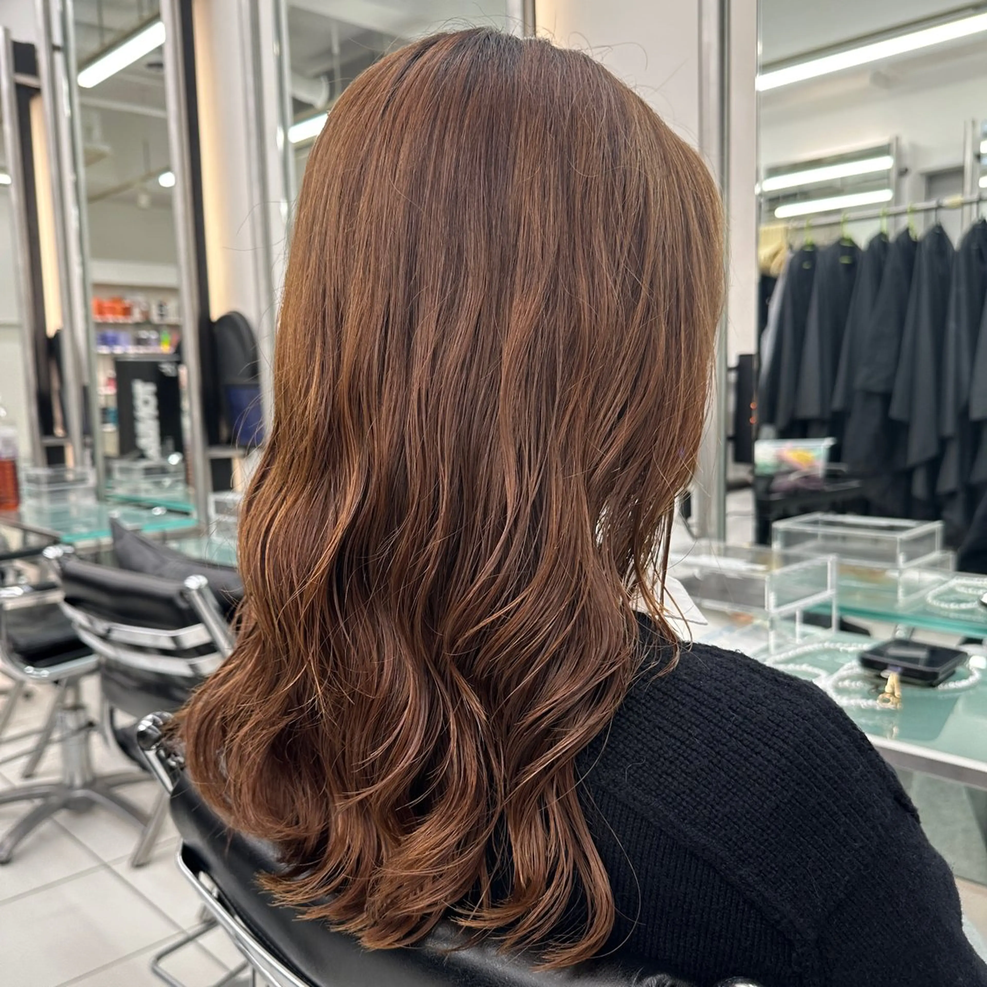 セミロング パーマ 高橋 沙央のヘアスタイル