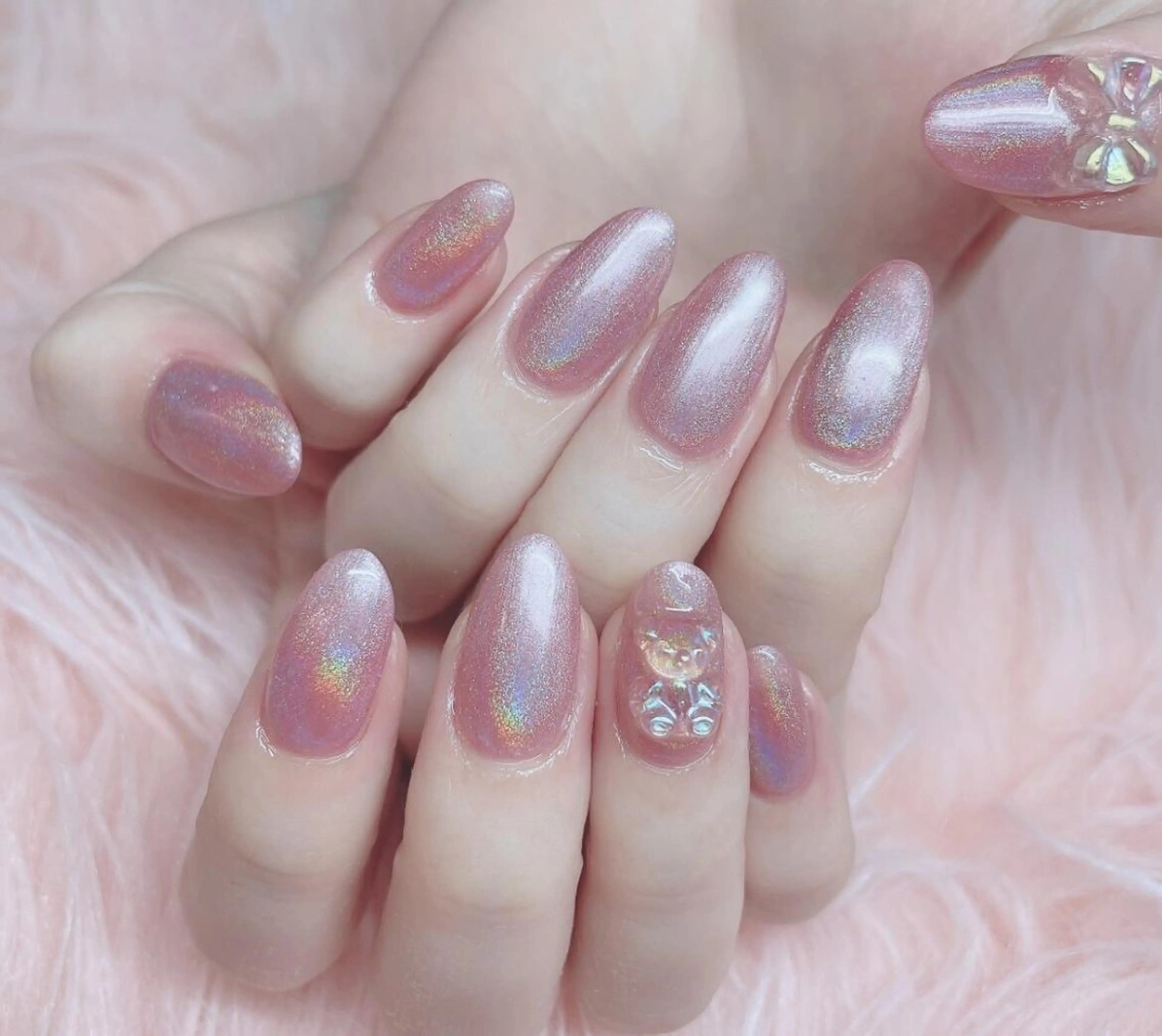 【オフなし】ハンドマグネット☆ミラージェルネイル5500円の写真