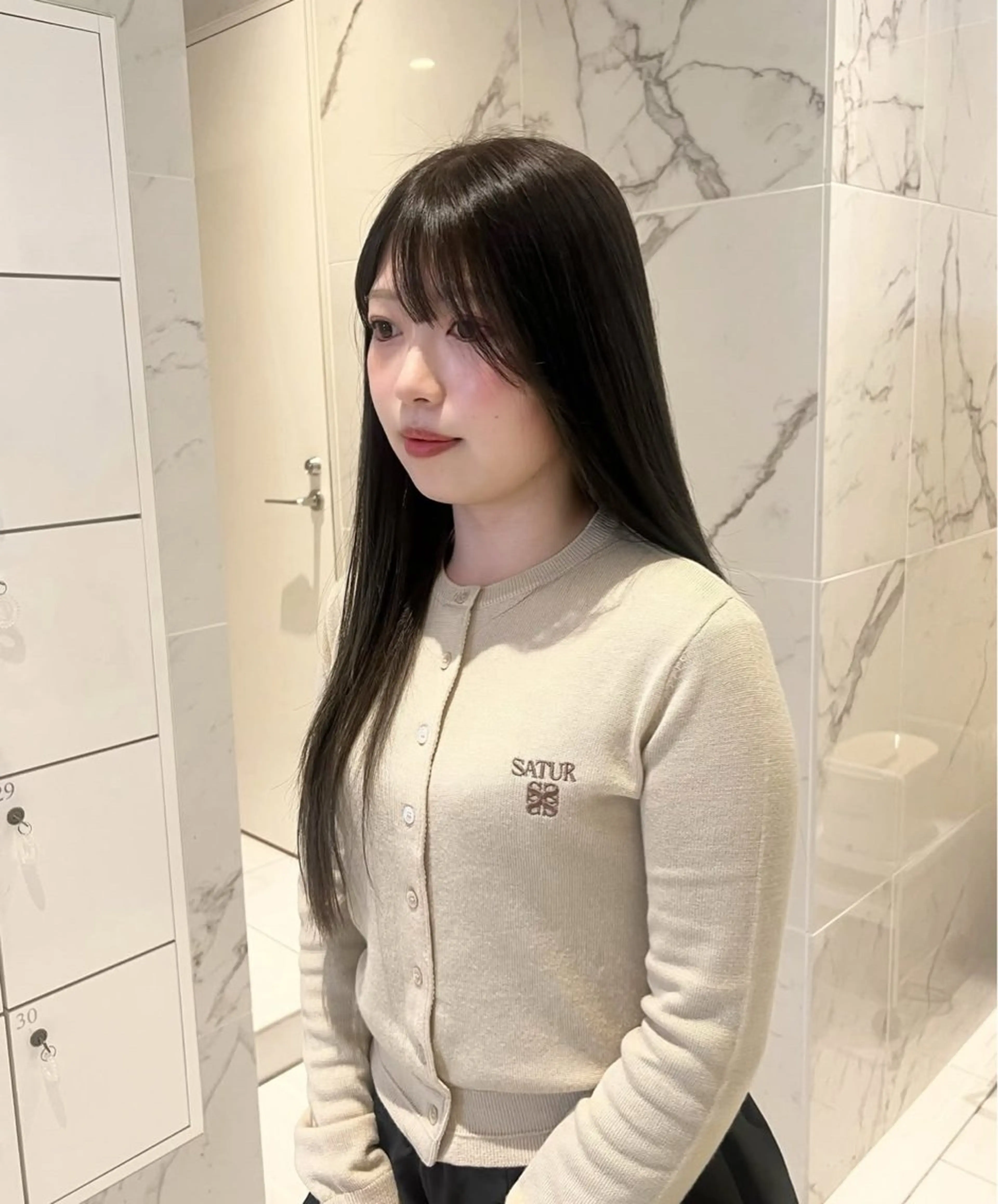 ロング カラー 似合わせカット/ カホのヘアスタイル