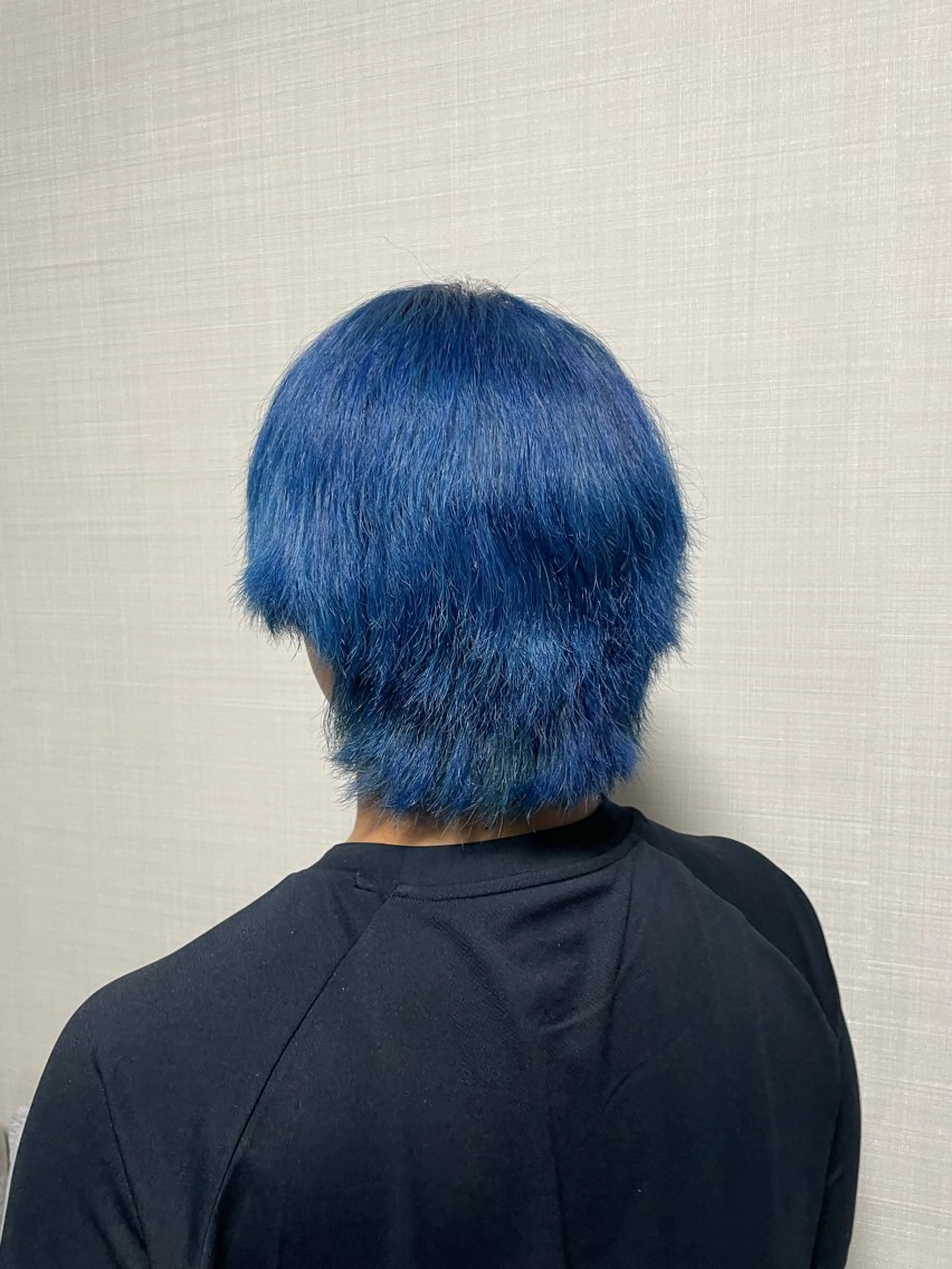 ショート カラー メンズ ブルーカラー 透明感カラー グレージュ ヘアカラー ...alley所属・❄️透明感カラー / ハイトーン❄️WAOのヘアスタイル