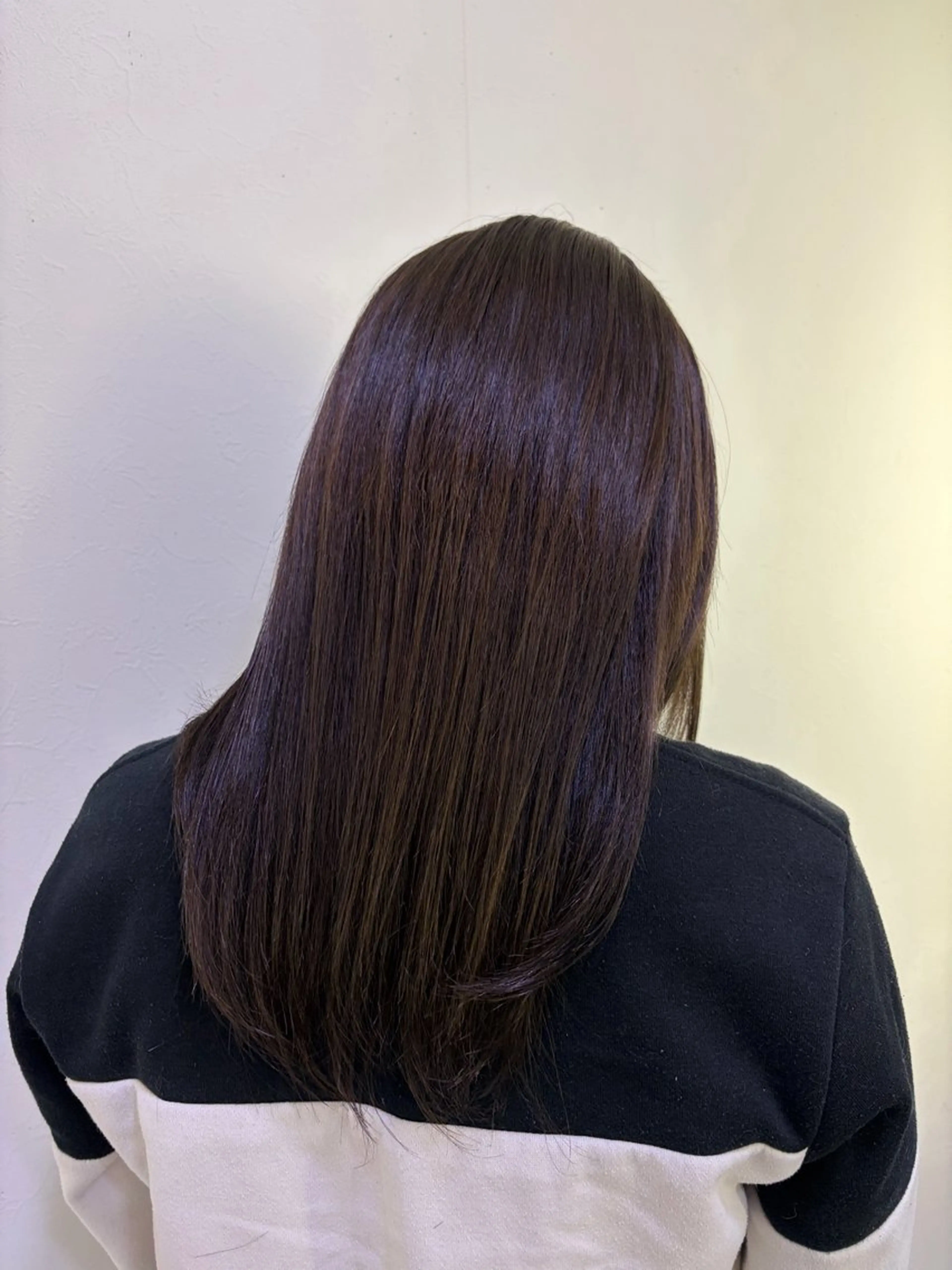 セミロング カラー ブラウンカラー 🍵rinka 🍵のヘアスタイル