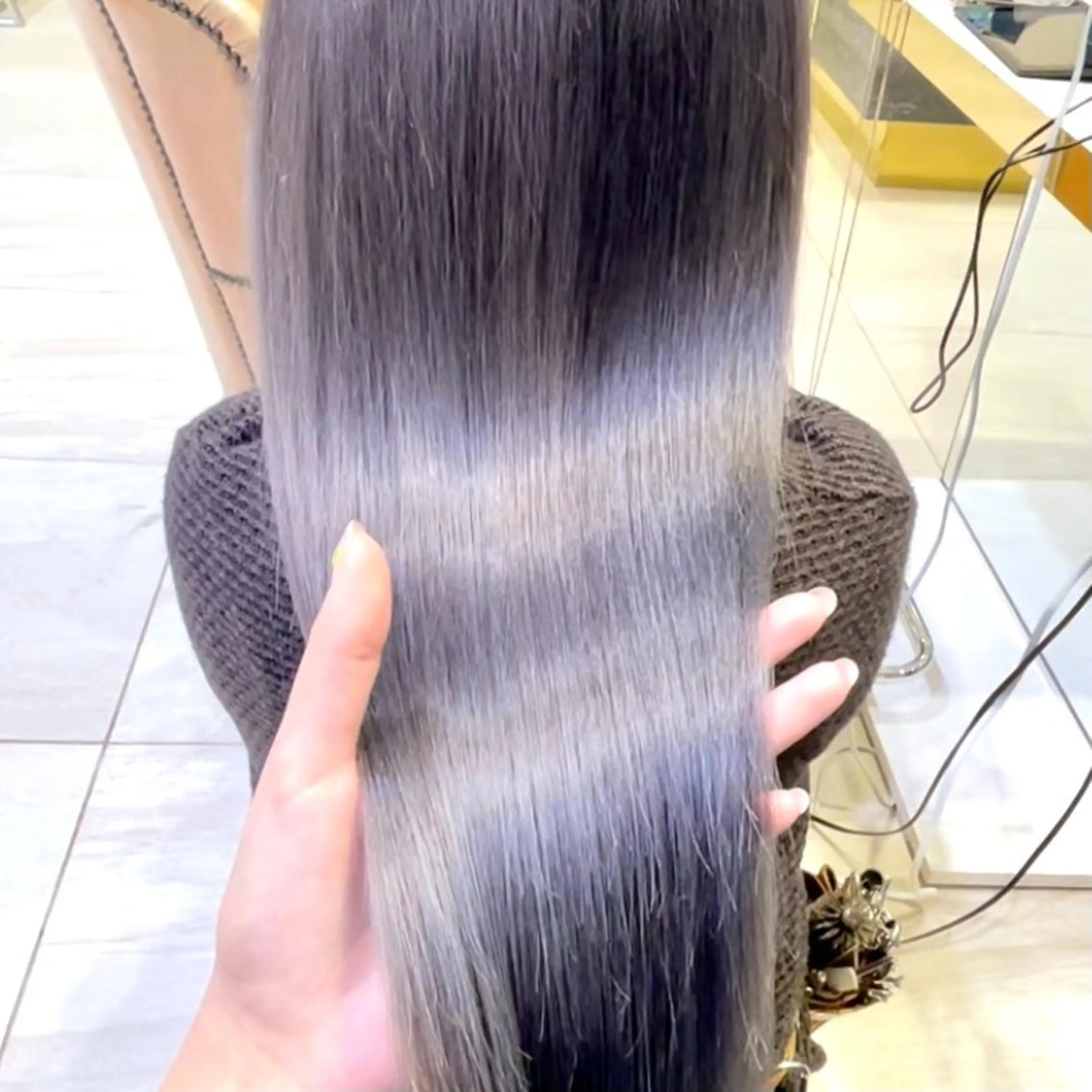 ロング カラー カット トリートメント 韓国🇰🇷透明感 ERIのヘアスタイル