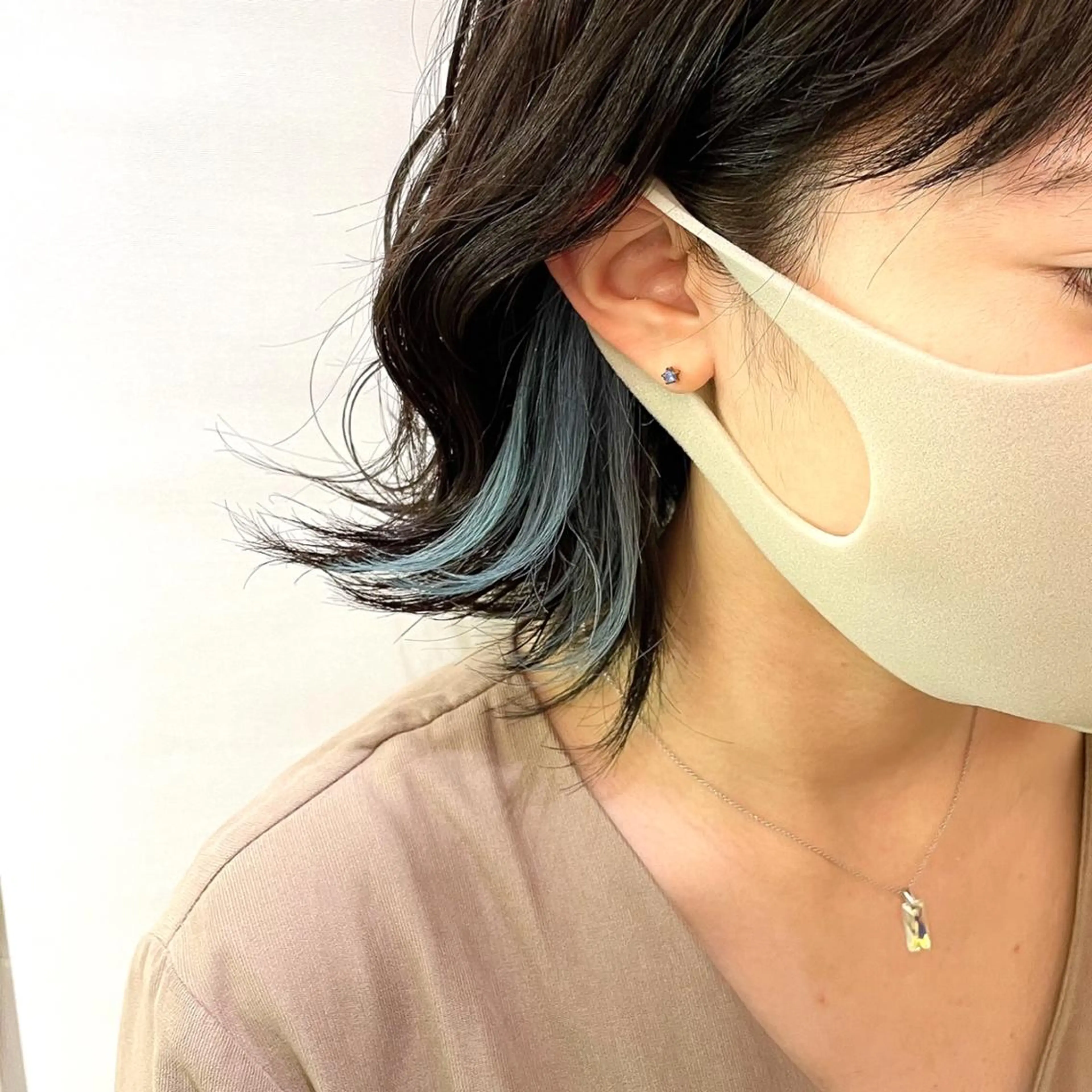 ミディアム カラー ヘアカラー 佐藤 梨里花 ❤︎のヘアスタイル