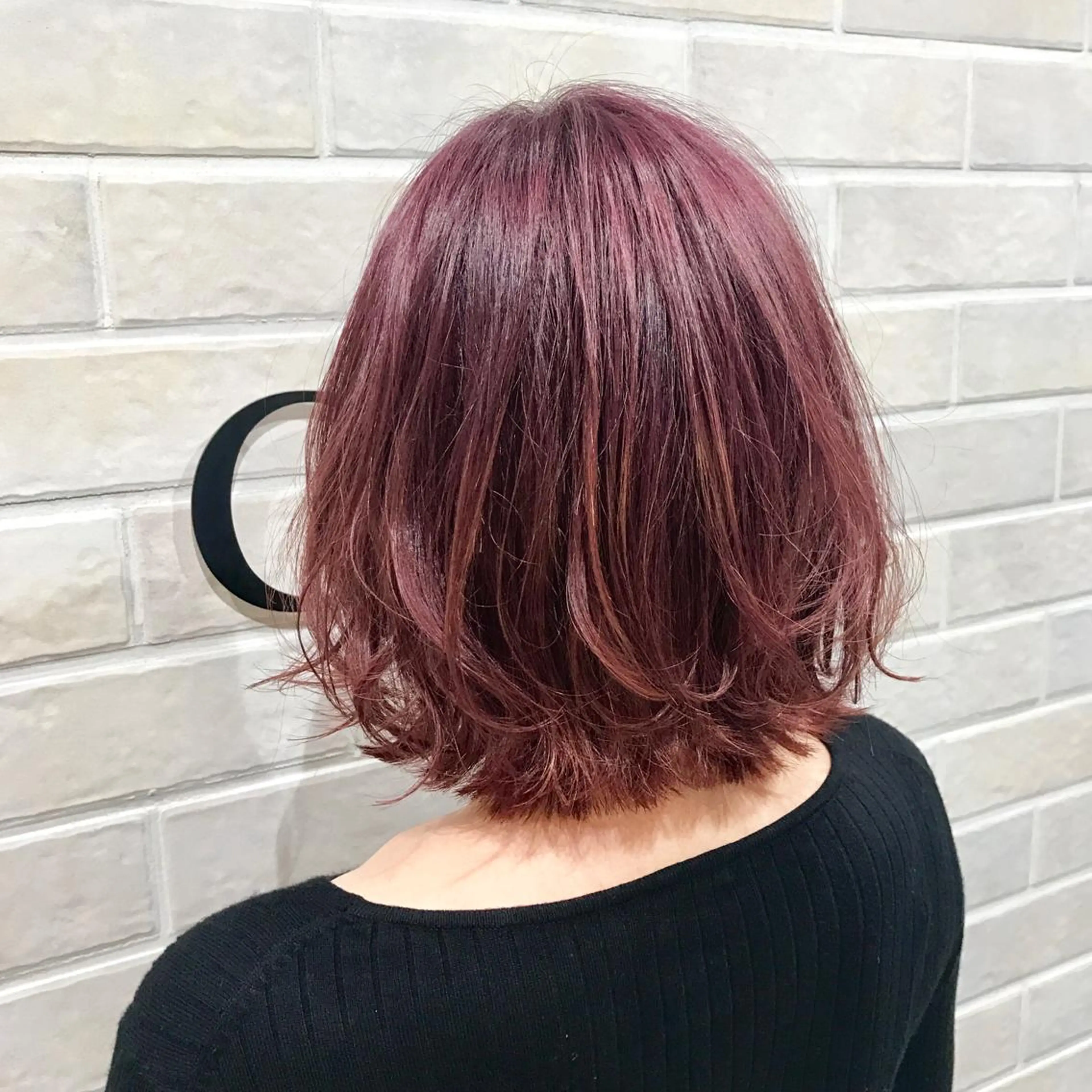 ミディアム カラー カット ヘアカラー トリートメント LACHIC所属・LACHIC LISAのヘアスタイル