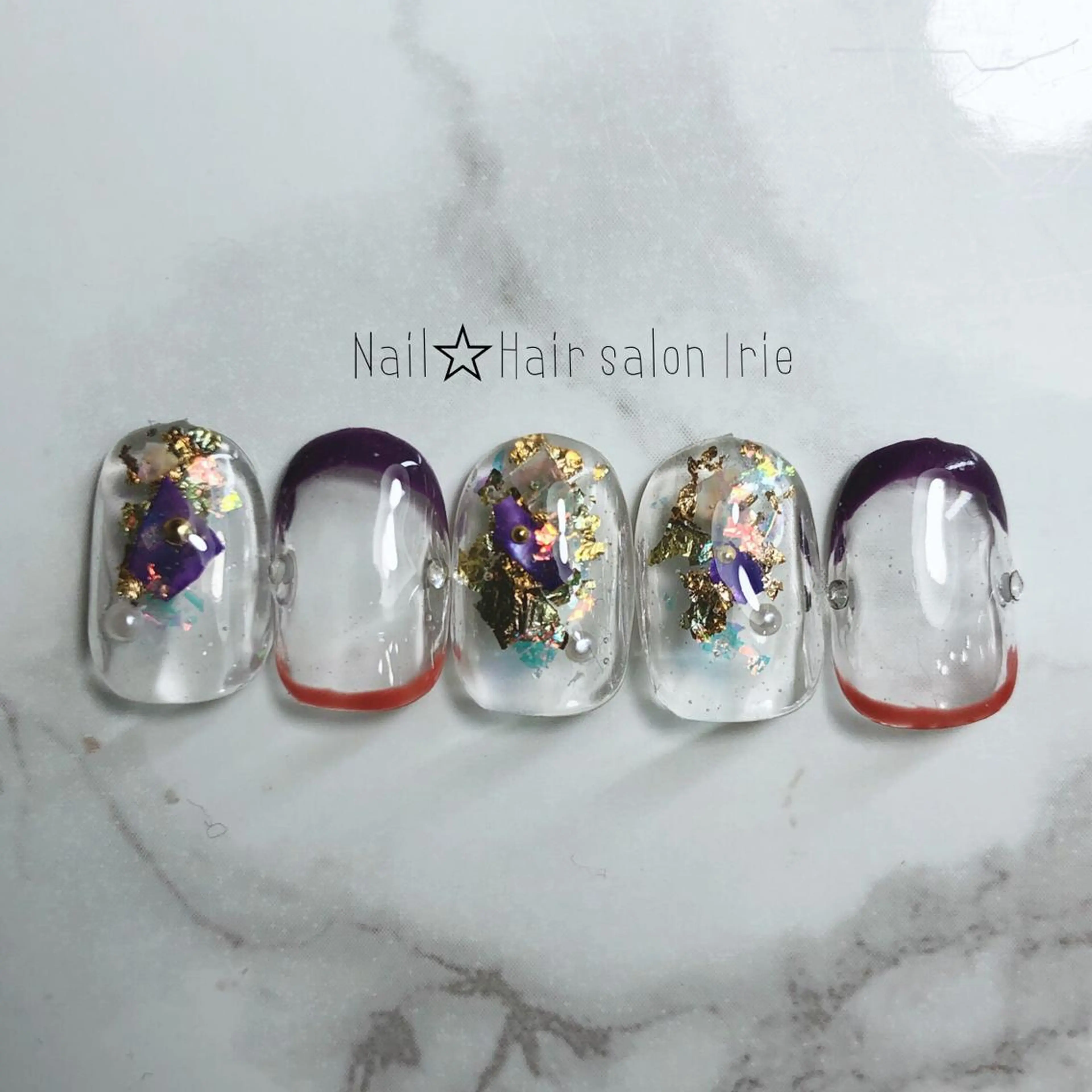 ネイル ハロウィン ハンドネイル Hair salon Irie所属・與儀 知佳のネイルデザイン