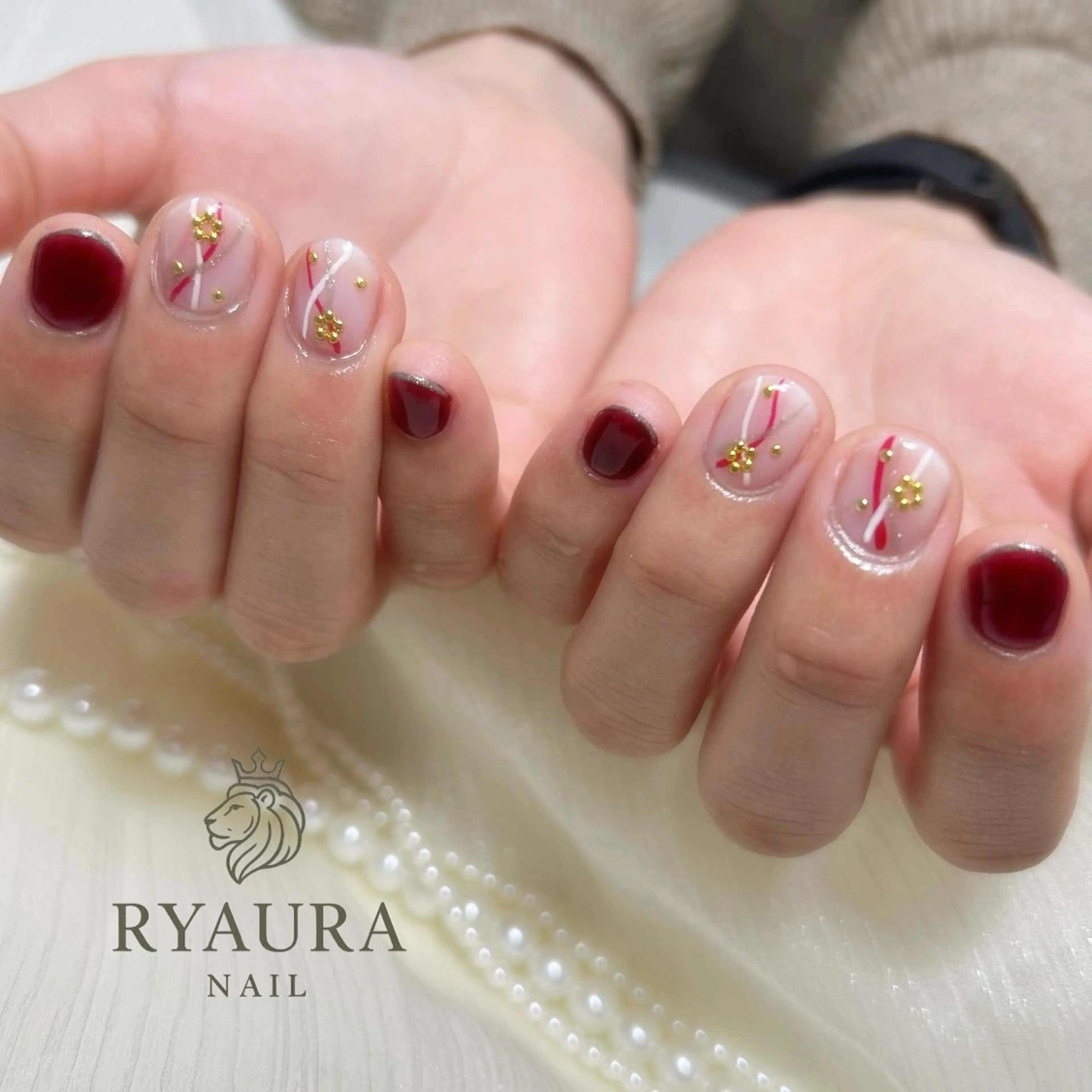 ネイル ハンドネイル RYAURA NAIL所属・RYAURA NAILのネイルデザイン