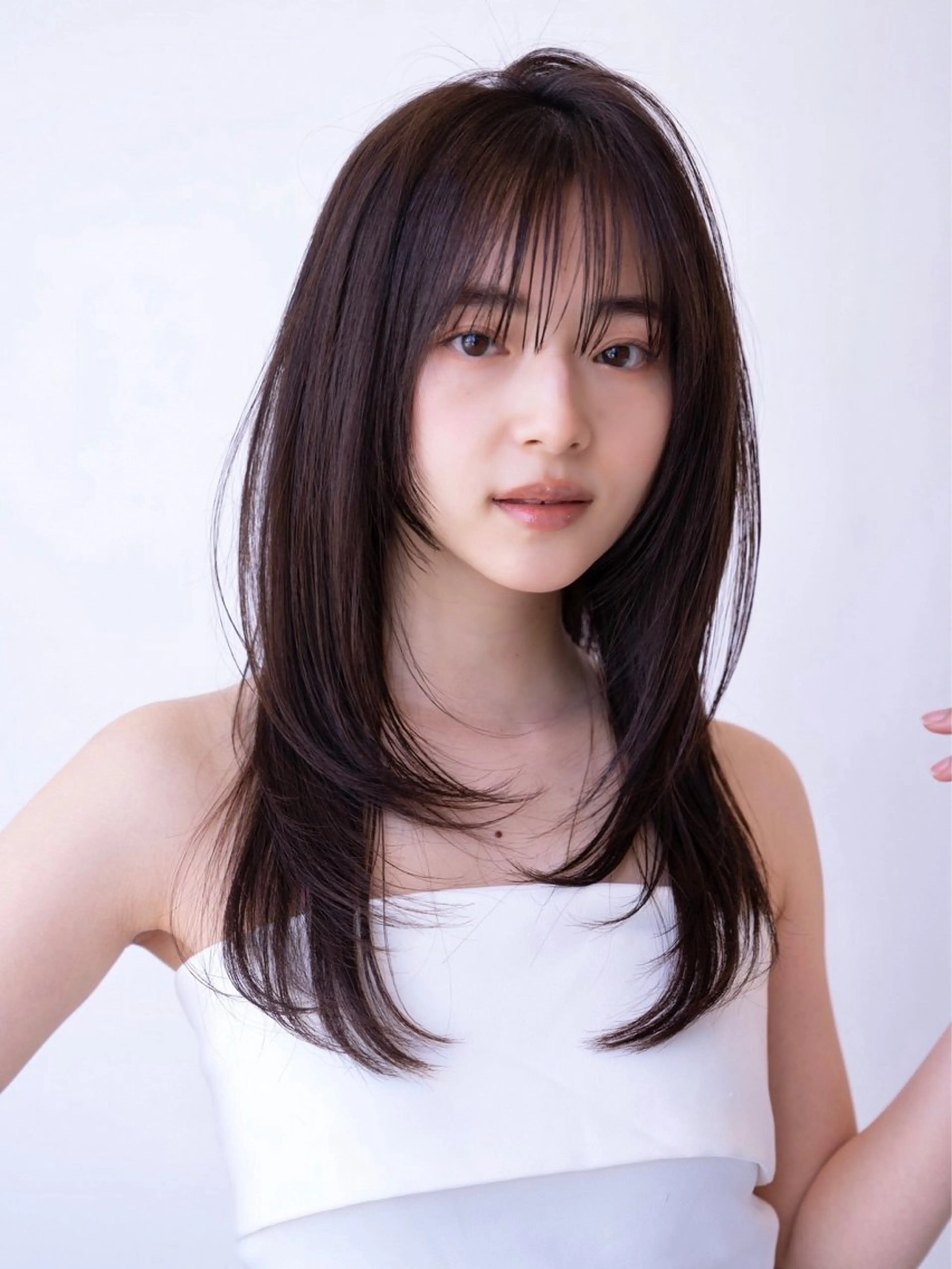 ミディアム カラー ✨髪質改善 縮毛矯正 艶髪 立川 コウキ✨のヘアスタイル