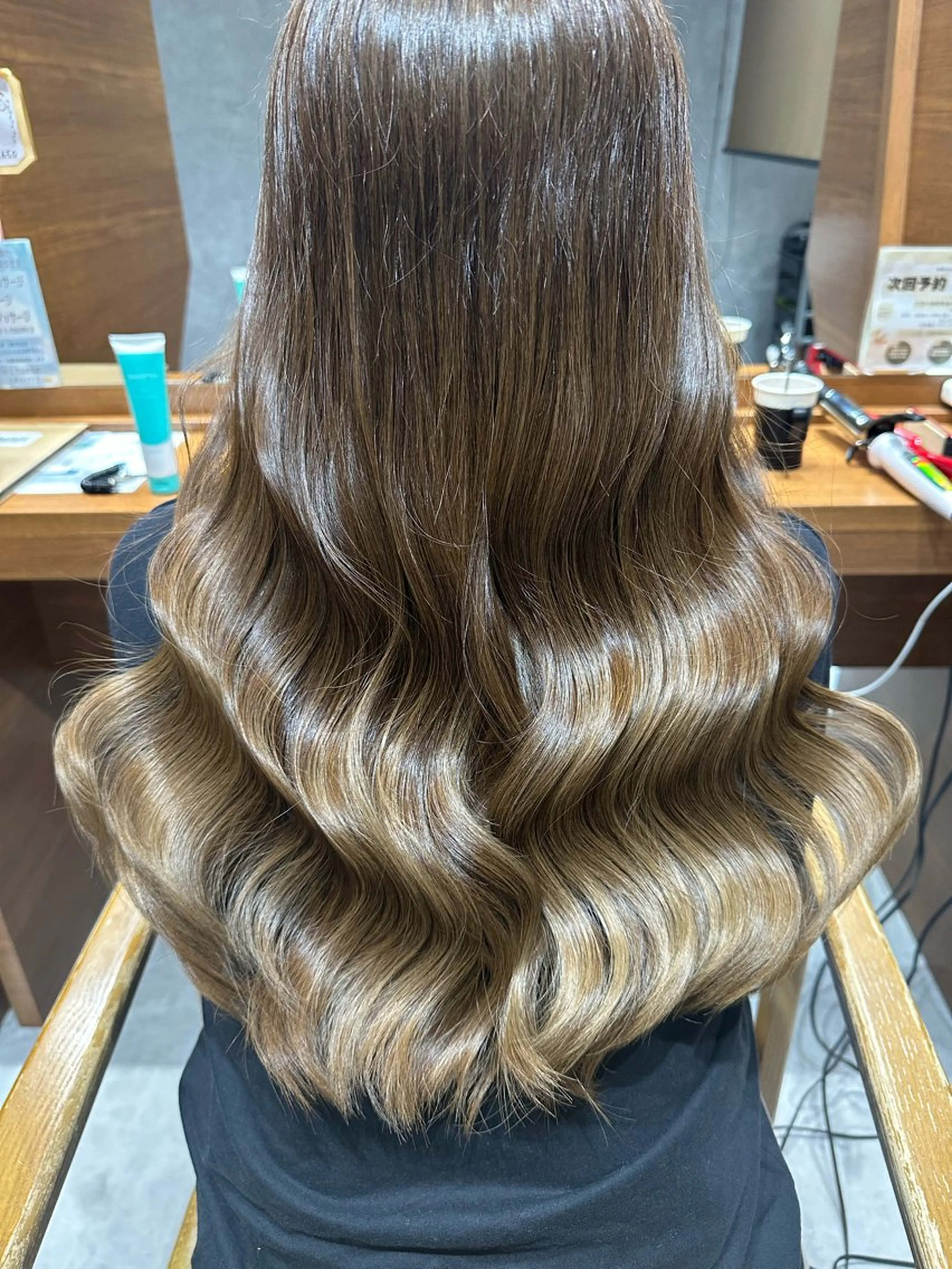 ロング パーマ 韓国風ヘア 🫧アレンジ･髪質 改善maica🫧のヘアスタイル