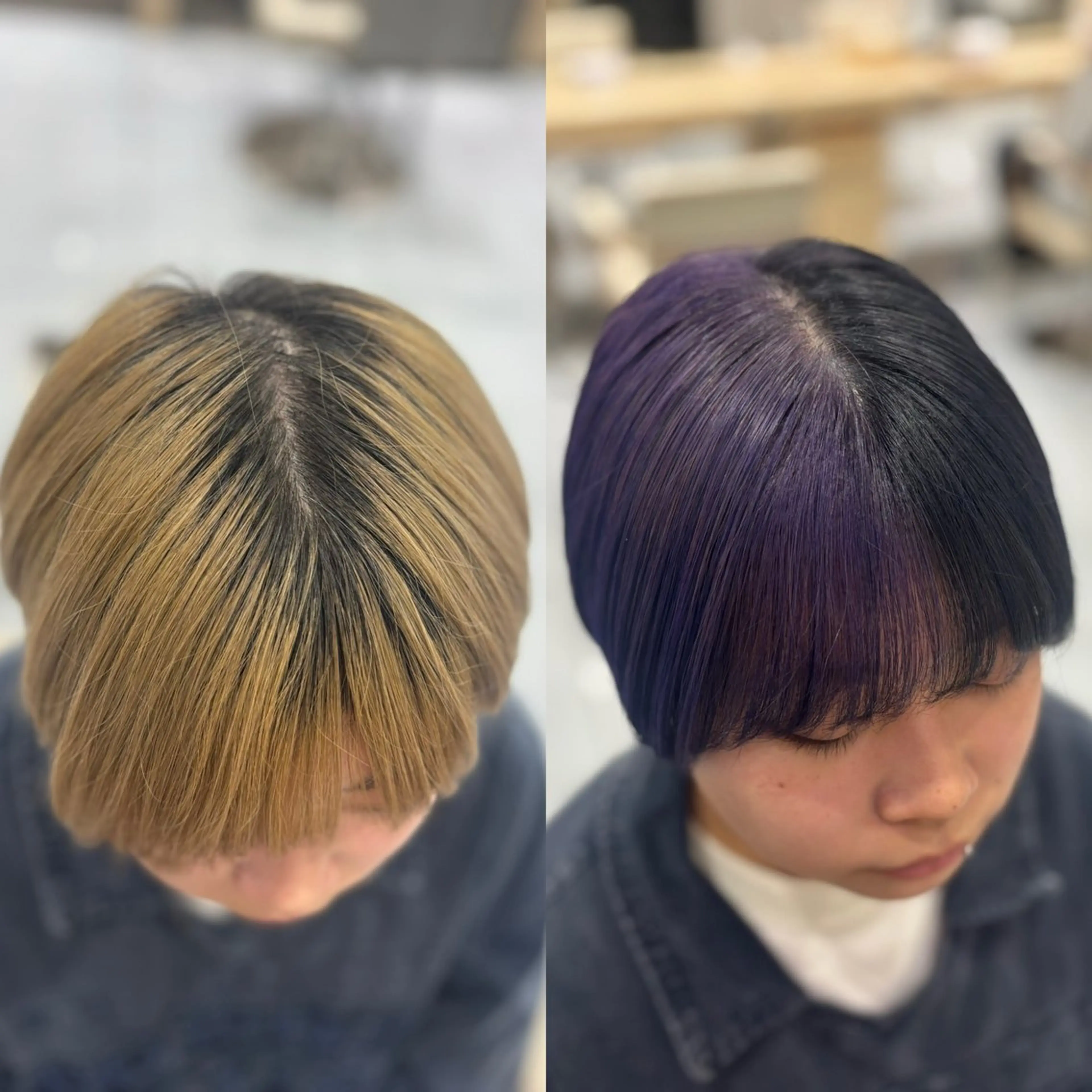 ショート カラー カット ヘアカラー メンズ特化韓国風 パーマスタイル/りんのヘアスタイル