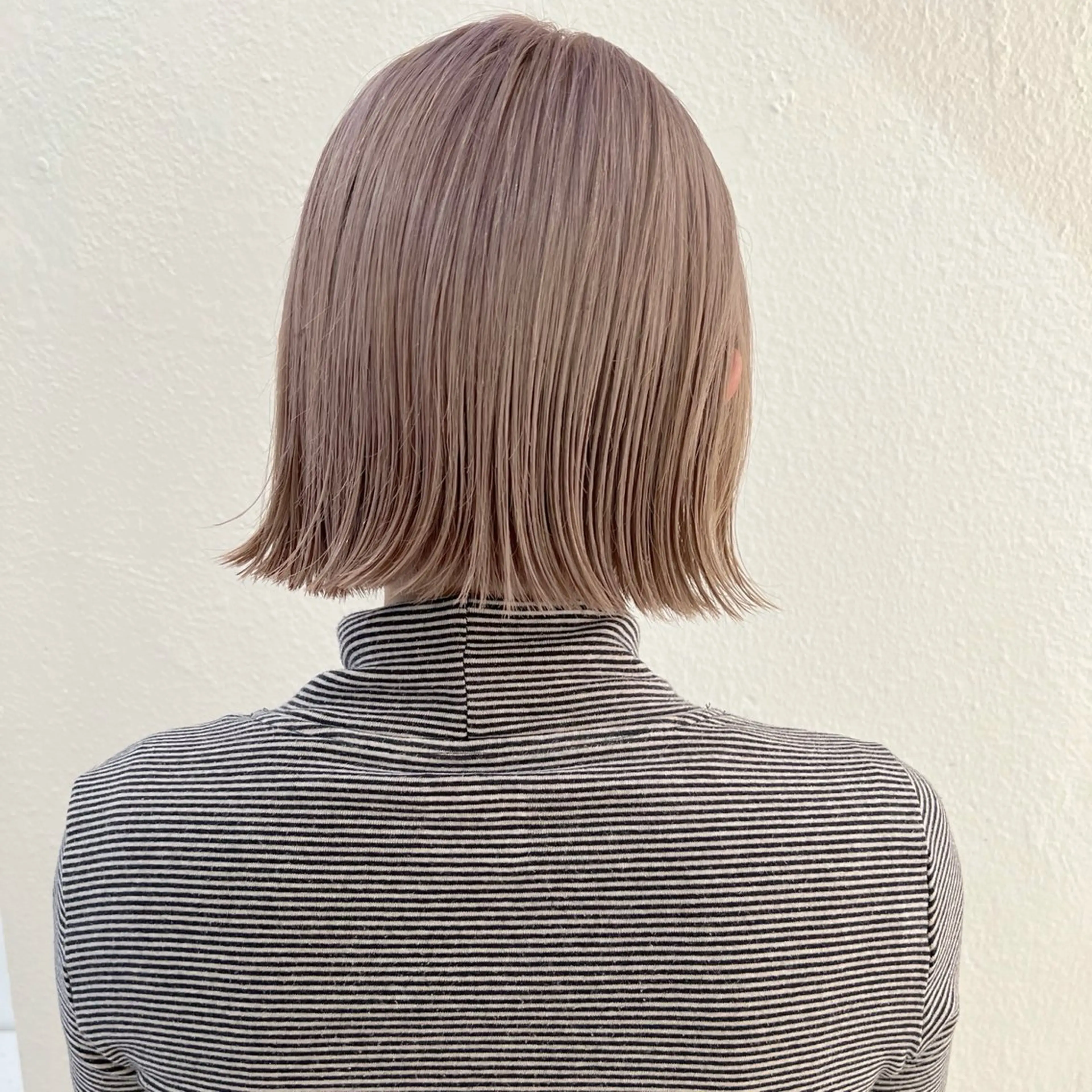 ミディアム カラー ヘアカラー 升方 楓のヘアスタイル