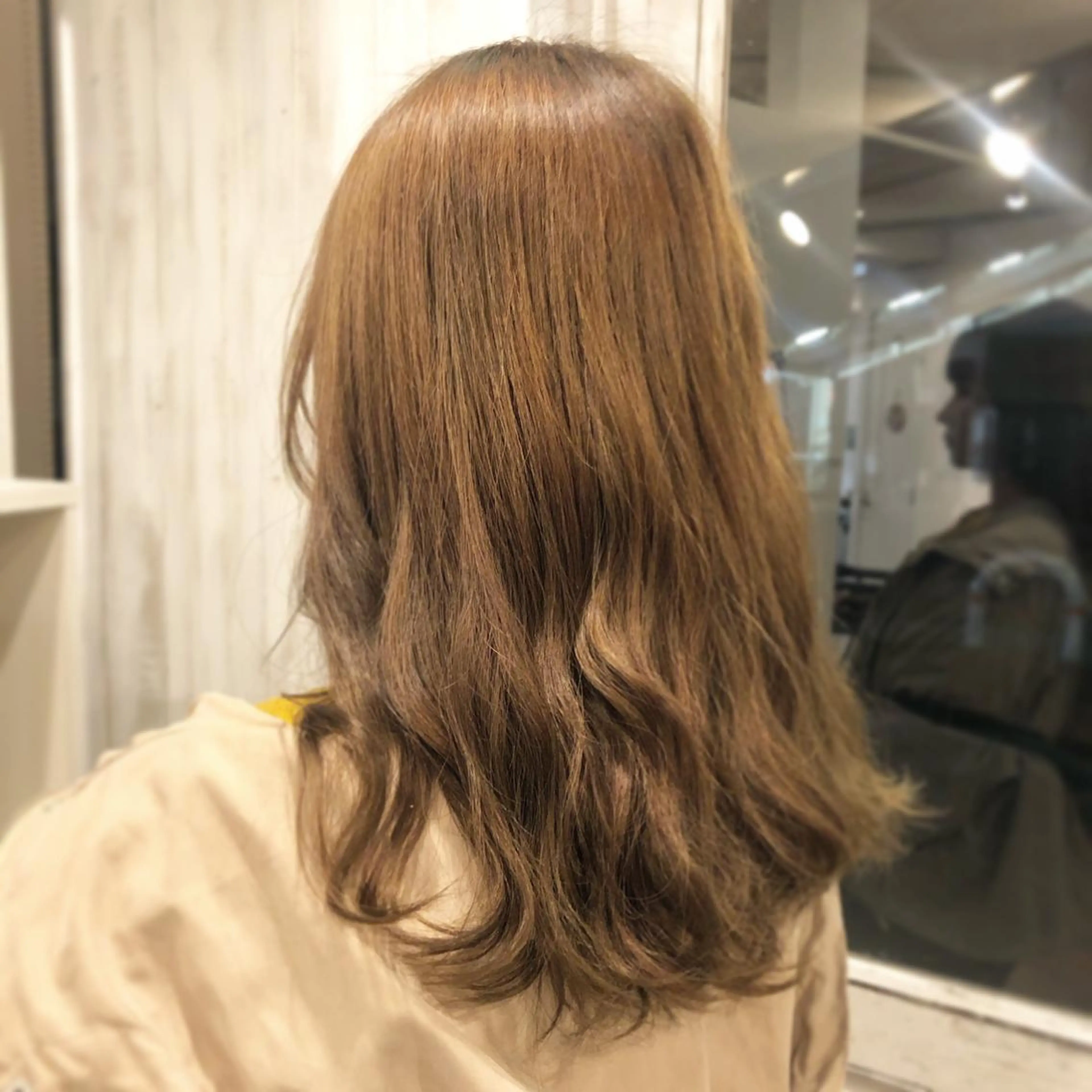 ロング カラー ヘアセット MOLLA 浅香山店所属・谷口ゆめ/縮毛矯正/ 大人女子/眉ワックスのヘアスタイル