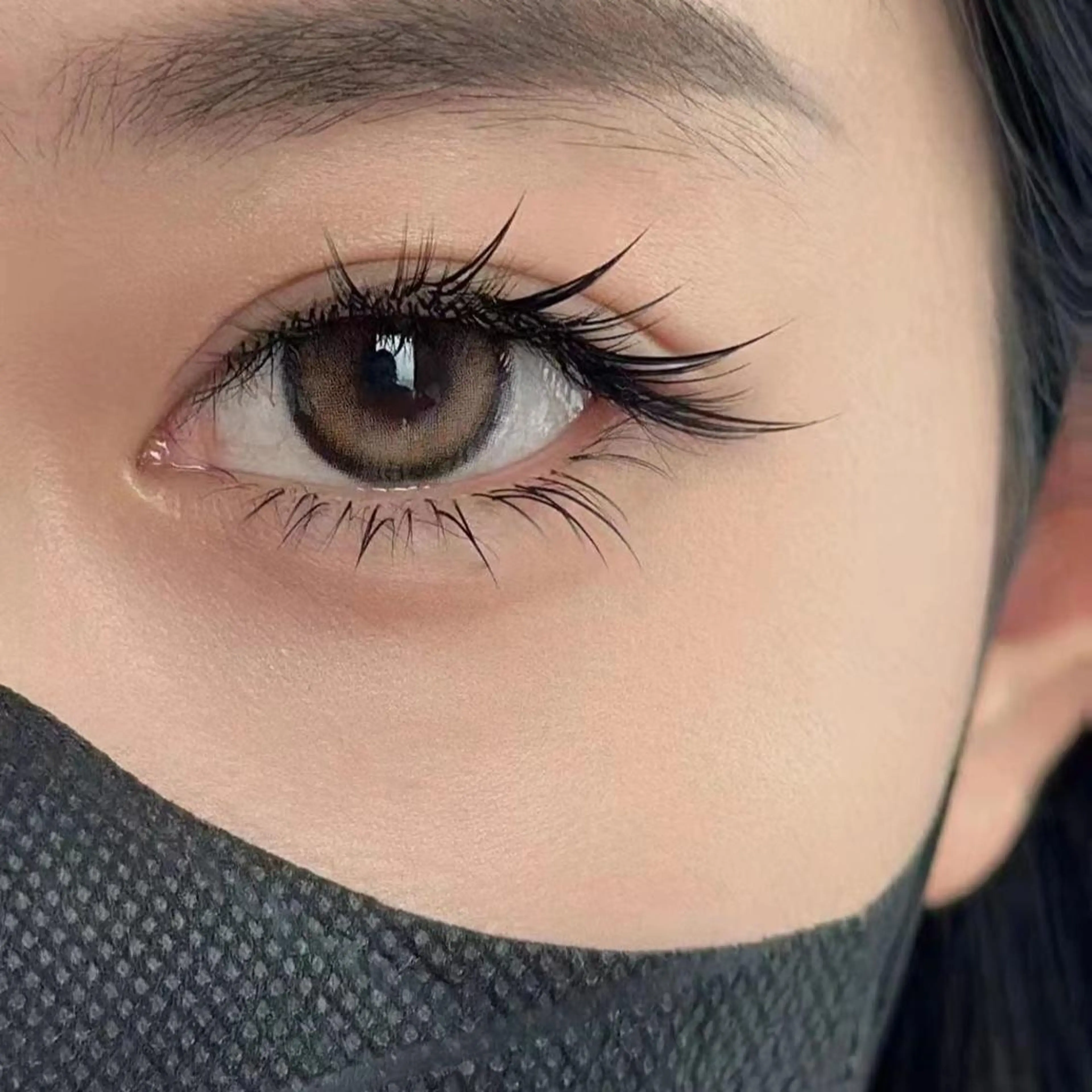 マツエク・マツパ 付け放題 バインドロック カラーマツエク フラットラッシュ 韓国風マツエク マツエク ABマツエクネイル サロン2号店らくらくのマツエク・マツパデザイン