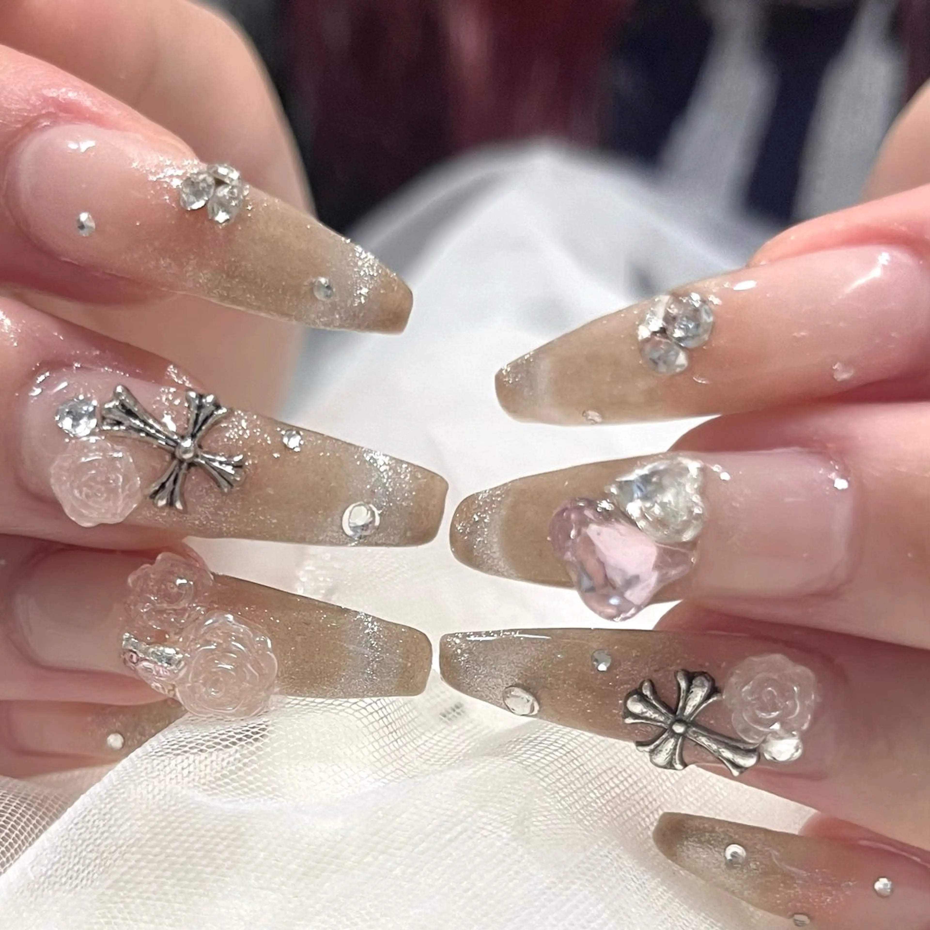 ネイル ハンドネイル 🧁fein. nana🩵のネイルデザイン