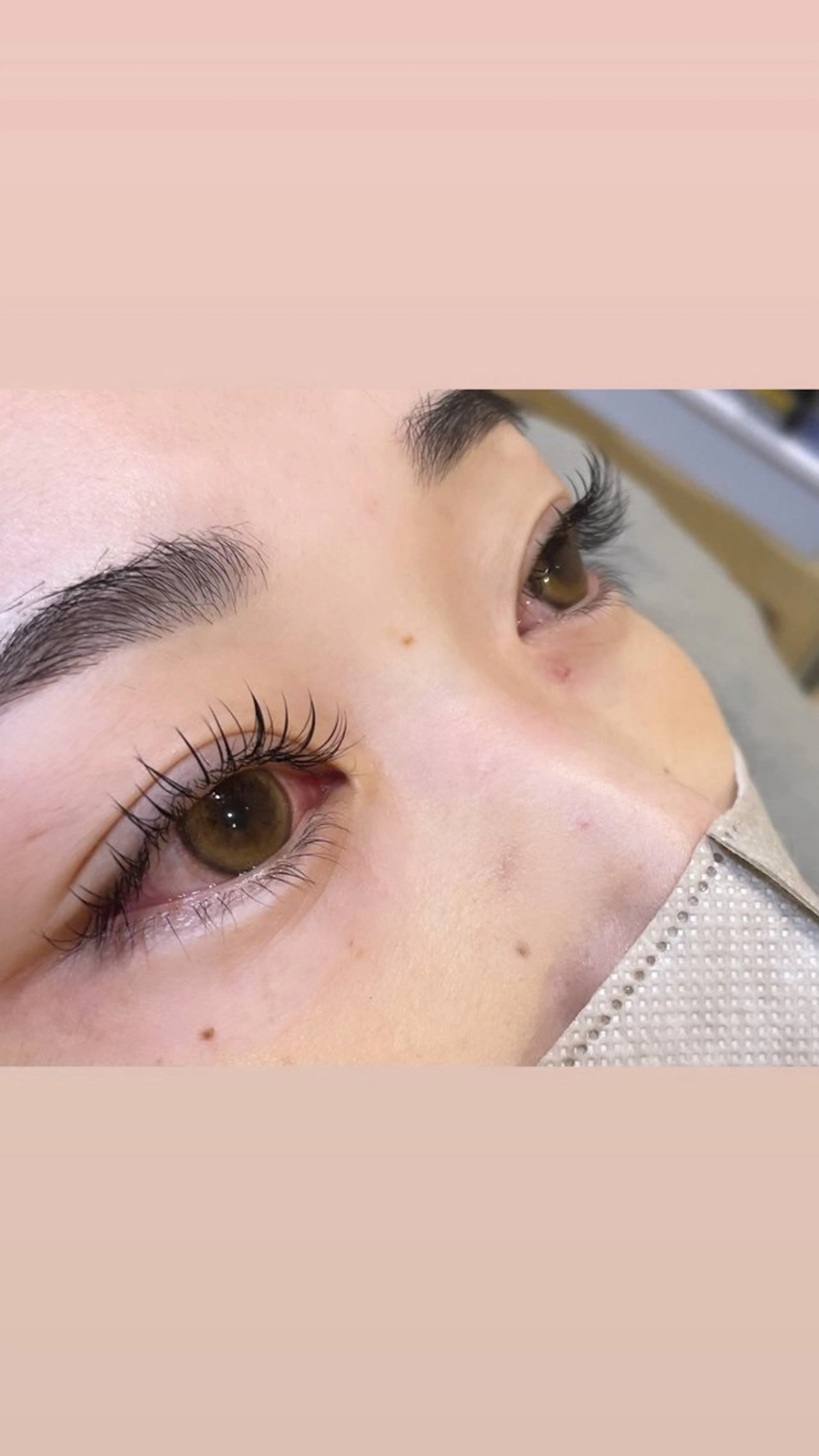 マツエク💜シングルフラットラッシュ100本の写真