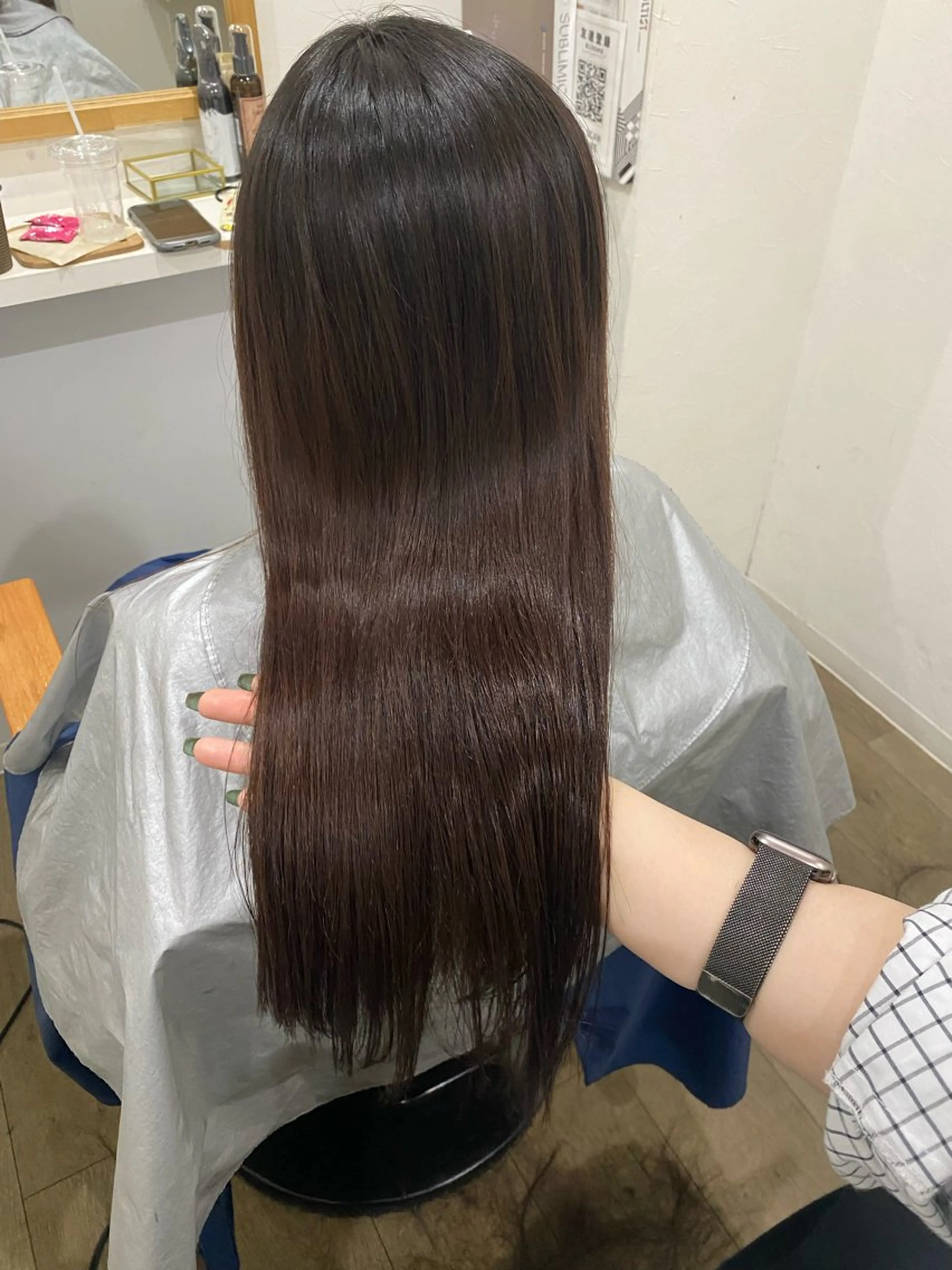 ロング カット 縮毛矯正 Jewel Box東梅田所属・髪質改善サロン 梅田/ヨナミネのヘアスタイル