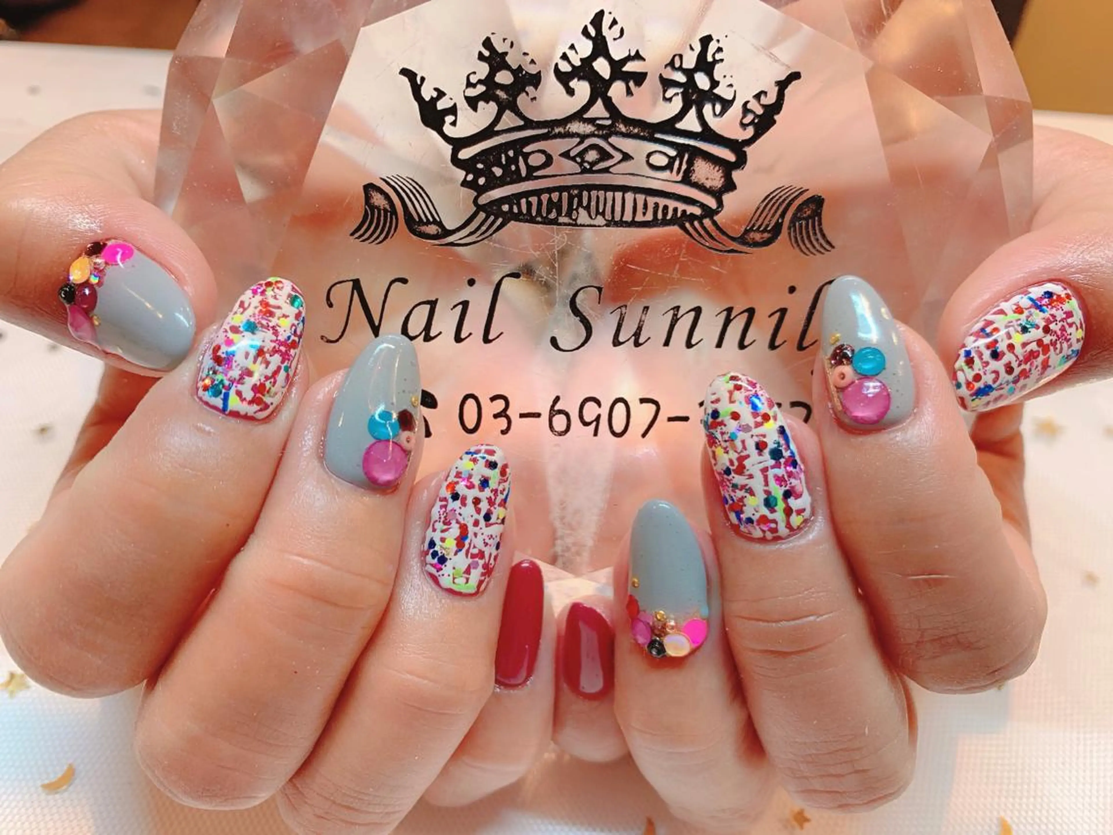 ネイル 長さだし専門店 M2　rikaのネイルデザイン