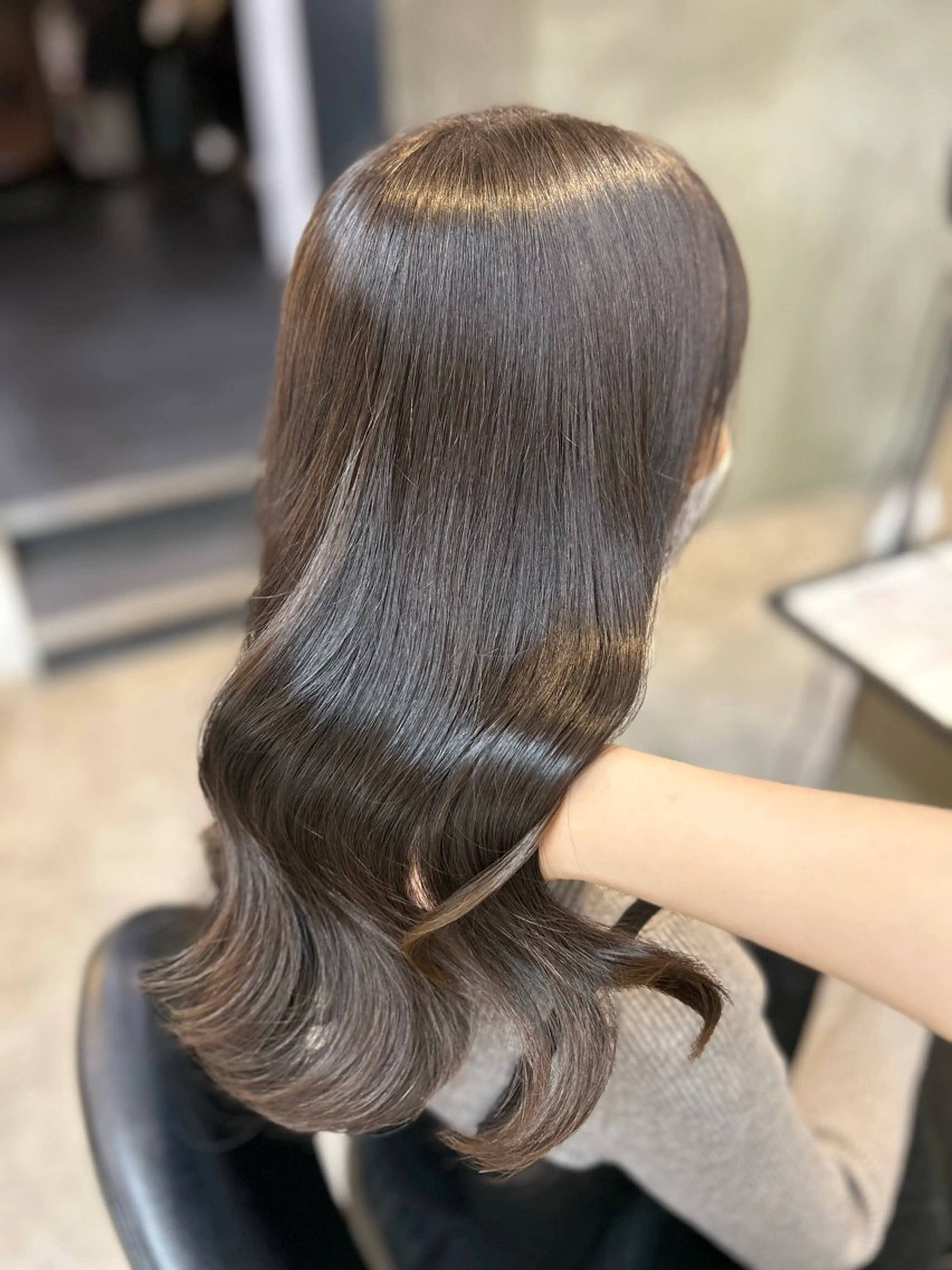 カラー ヘアカラー 透明感カラー୨୧ 松山理桜🩰˖ ࣪⊹のヘアスタイル