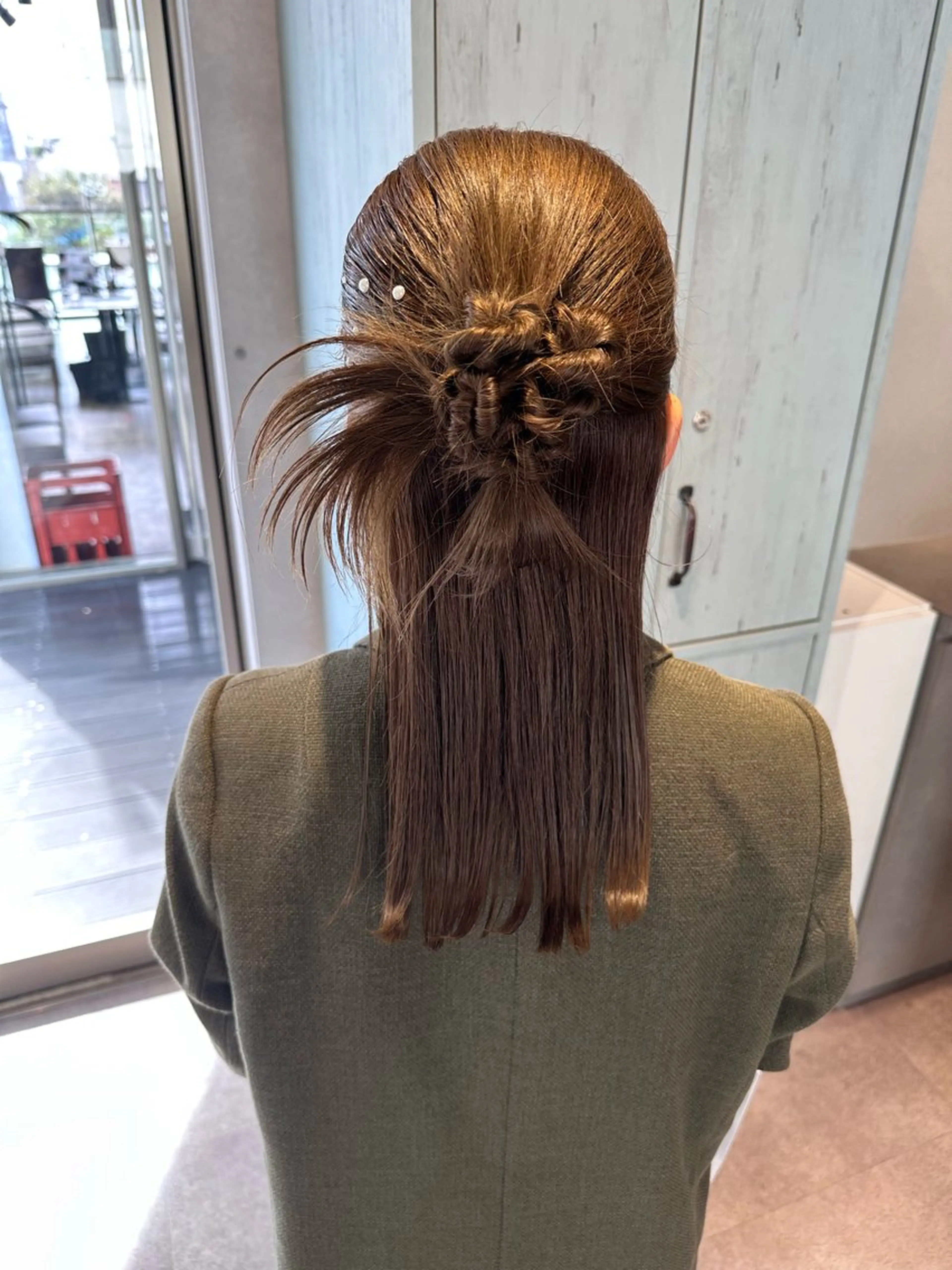 ヘアアレンジ ヘアセット 韓国風/オシャレ /縮毛矯正/滝口琴未のヘアスタイル