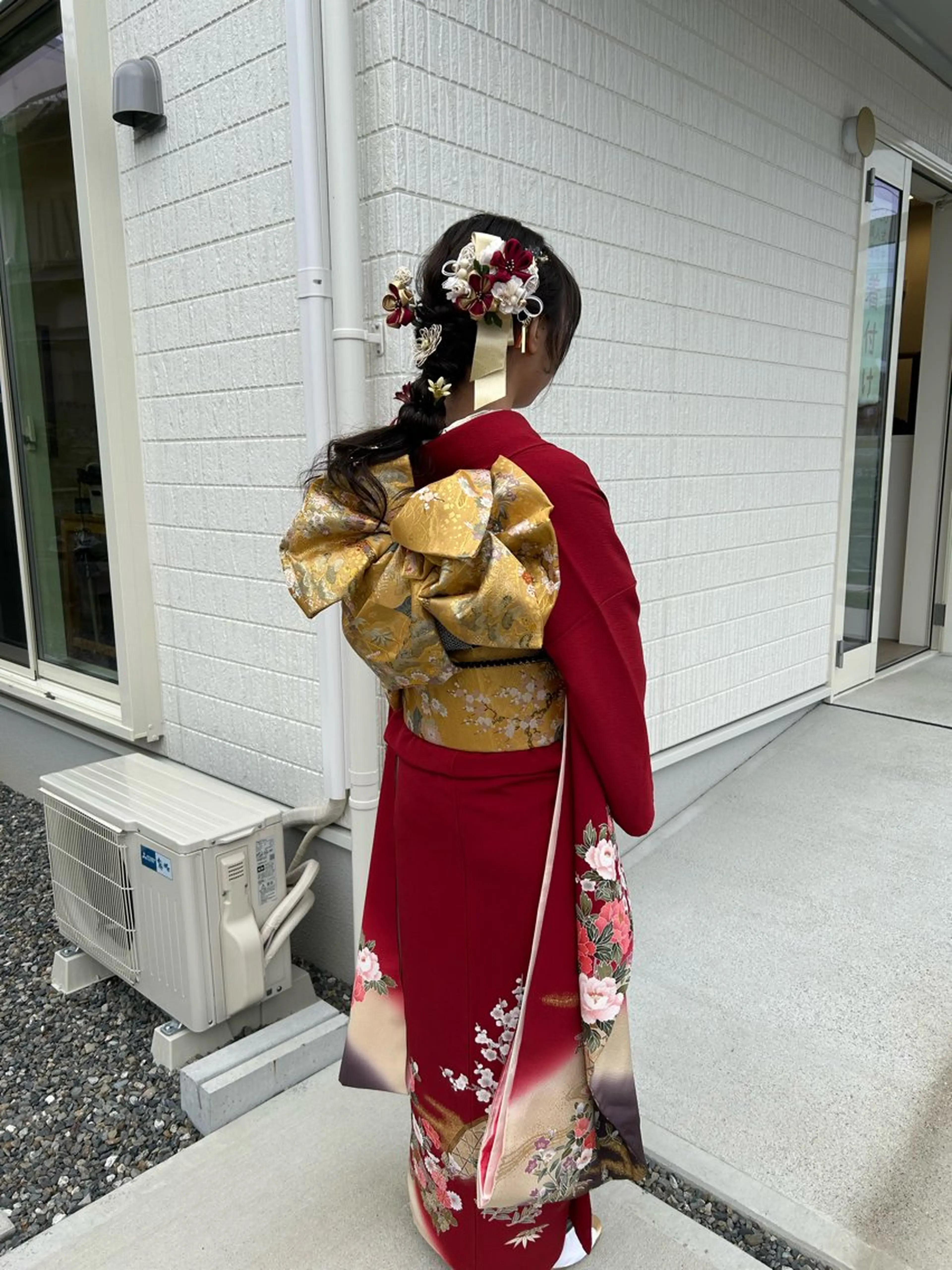 セミロング ヘアアレンジ アミオーガニック カラーのヘアスタイル