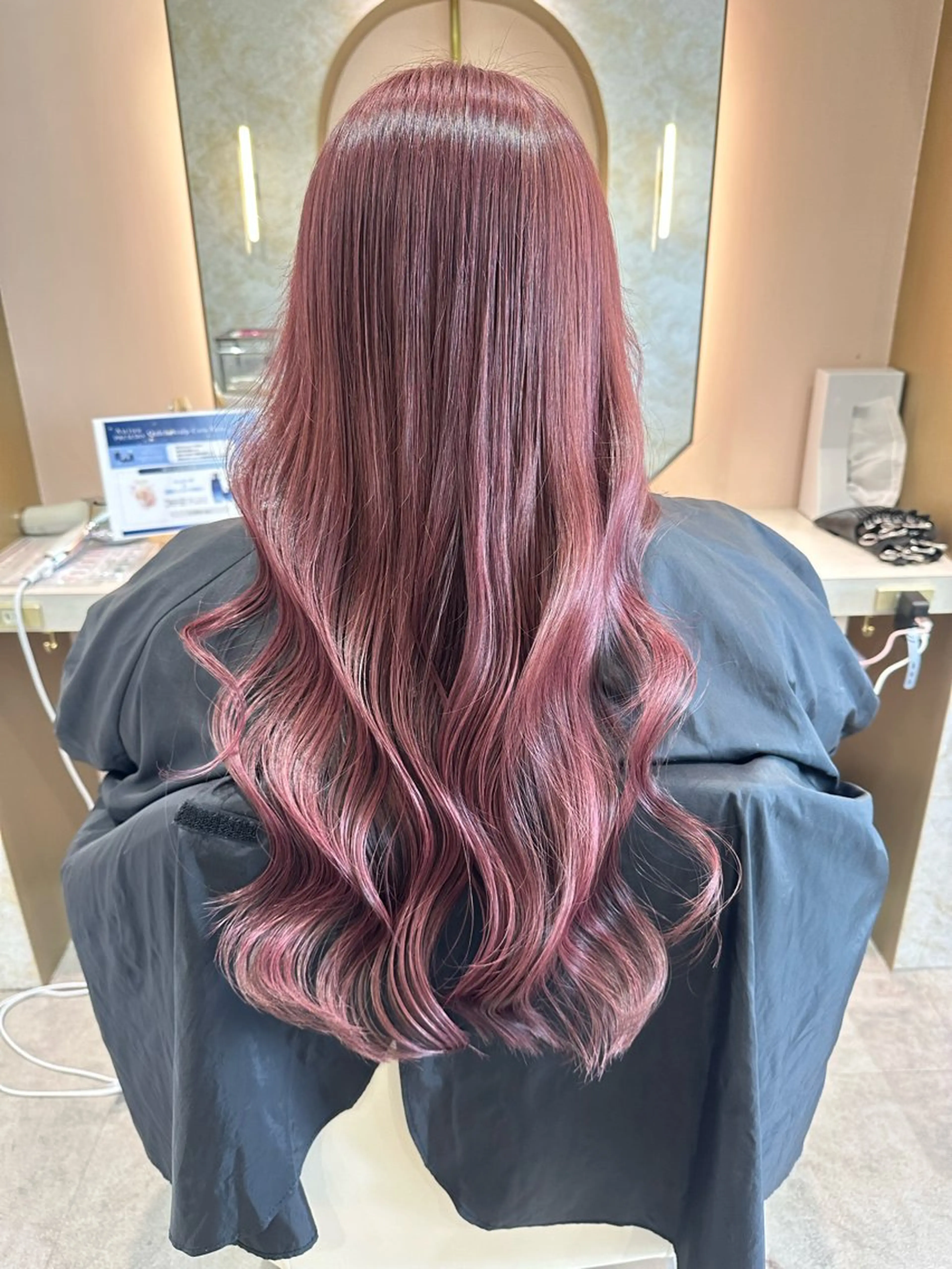 ロング カラー 店長/mao/ 前髪/顔周りカットのヘアスタイル