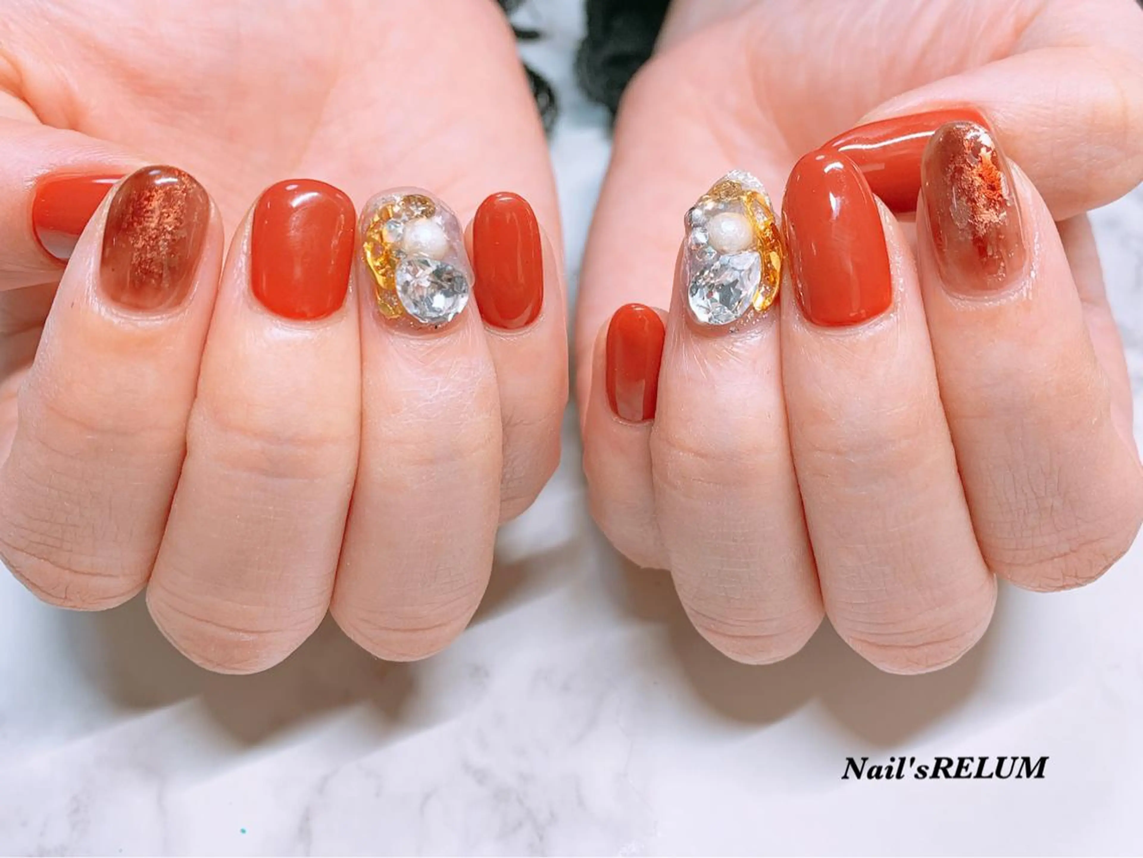 ネイル 持ち込み ハンドネイル THECOLORS所属・近貞 莉奈のネイルデザイン