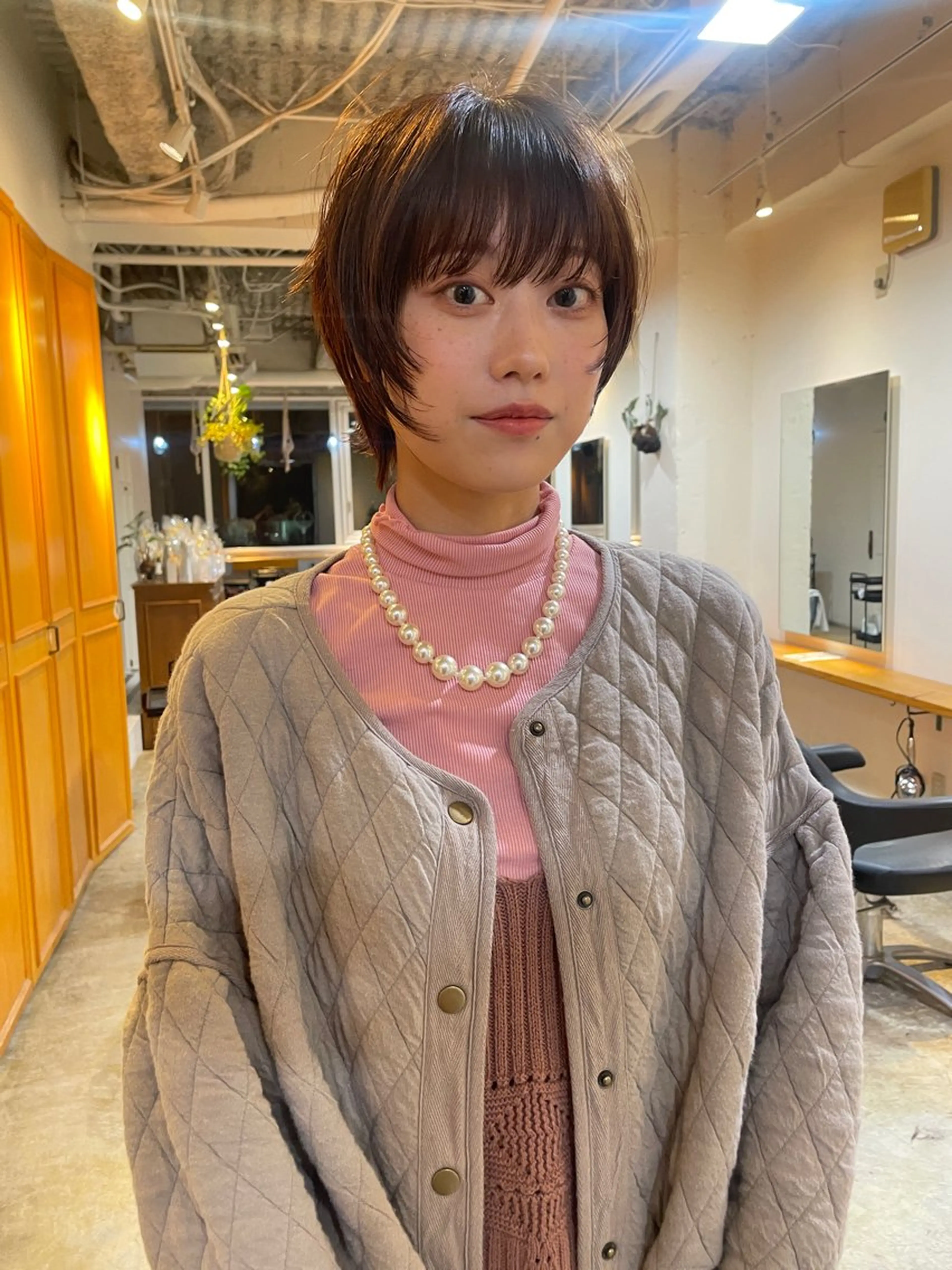 ショート カラー ショートヘア ウルフカット カット ヘアカラー トリートメント レイヤー／似合わせ TAKUYAのヘアスタイル