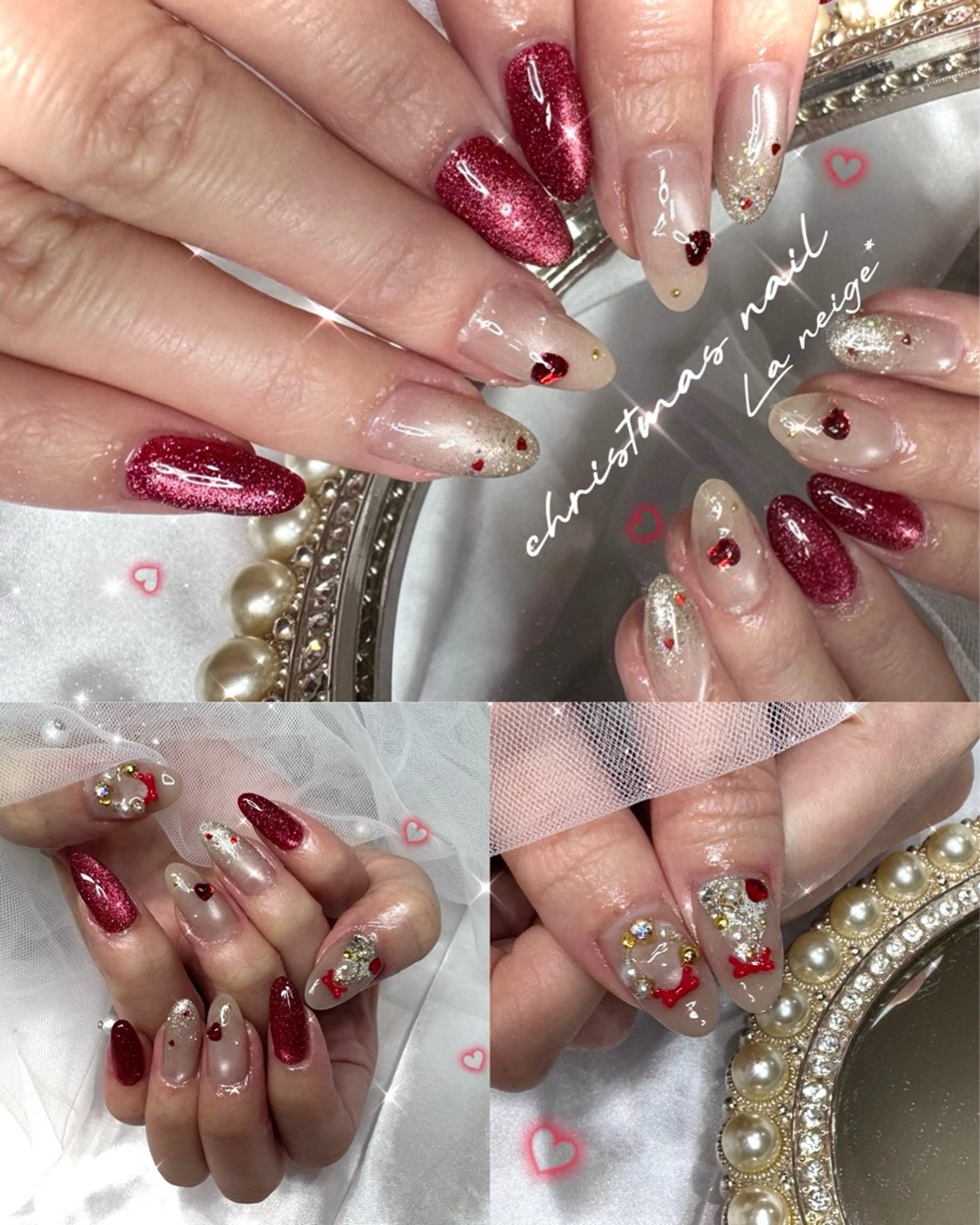 ネイル ハンドネイル La neige* yuki 🥯🍑のネイルデザイン