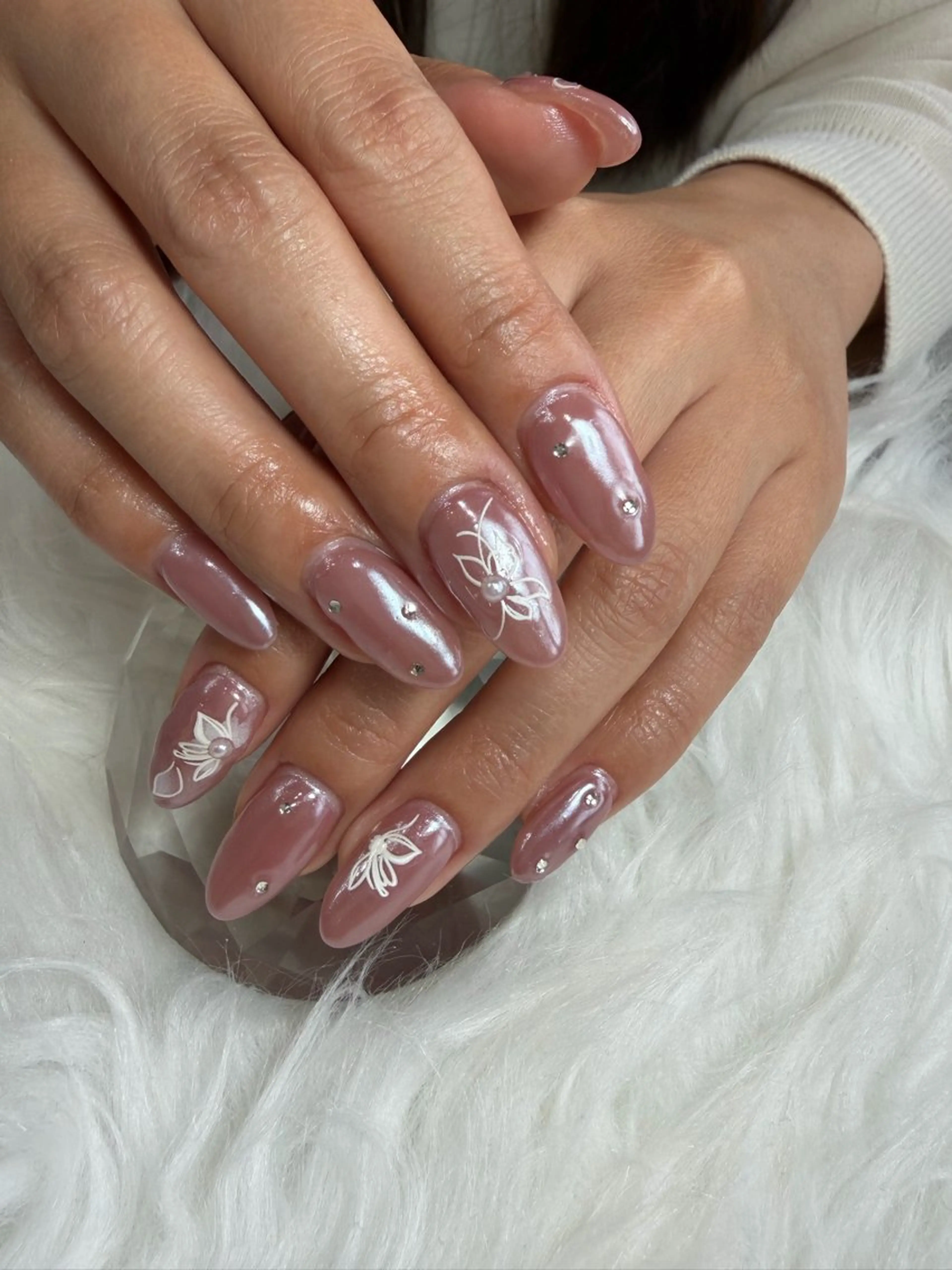 ネイル ハンドネイル Lily 竹前のネイルデザイン