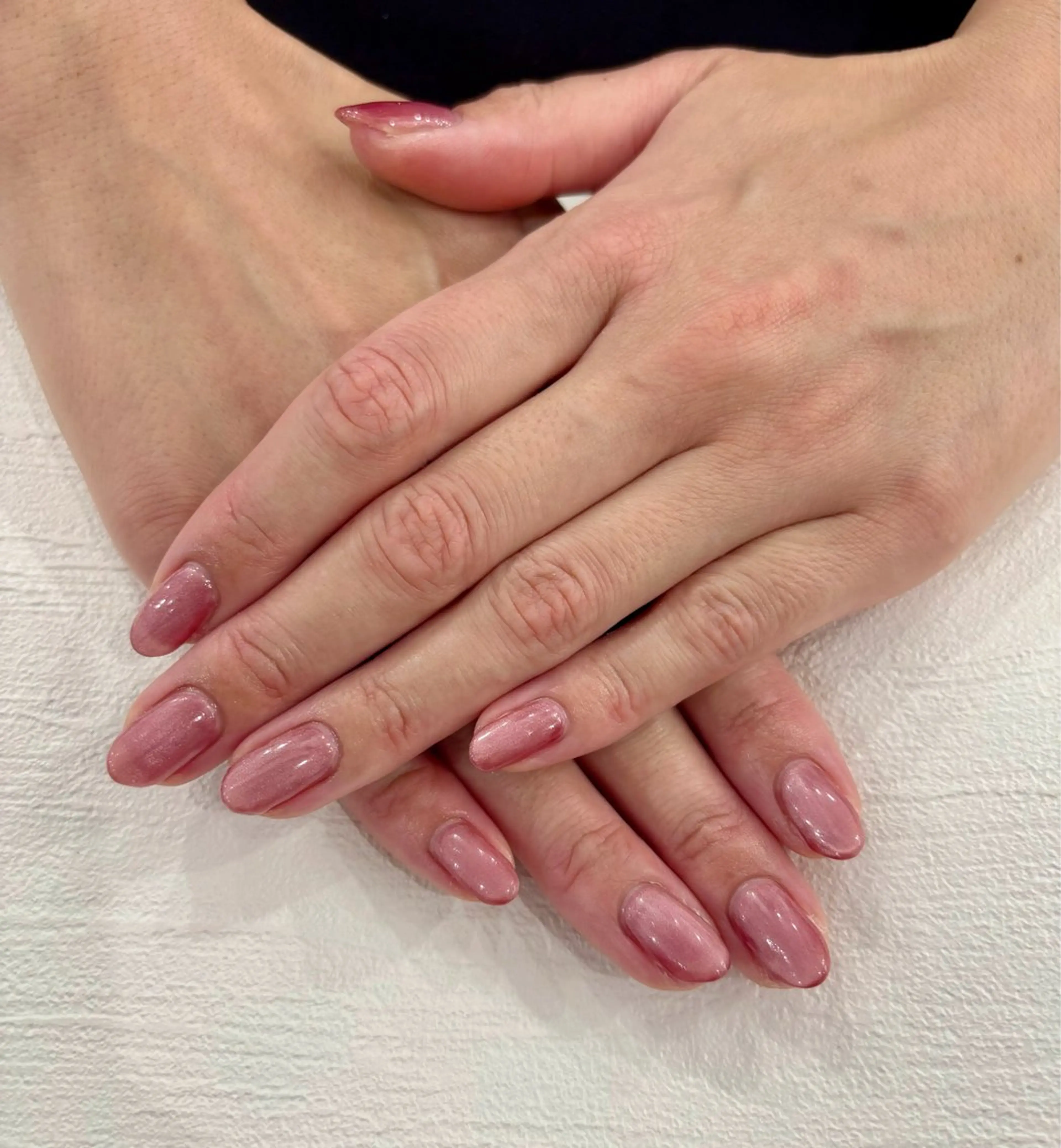 【オフあり】ミラー、マグネットワンカラーネイル🧲の写真