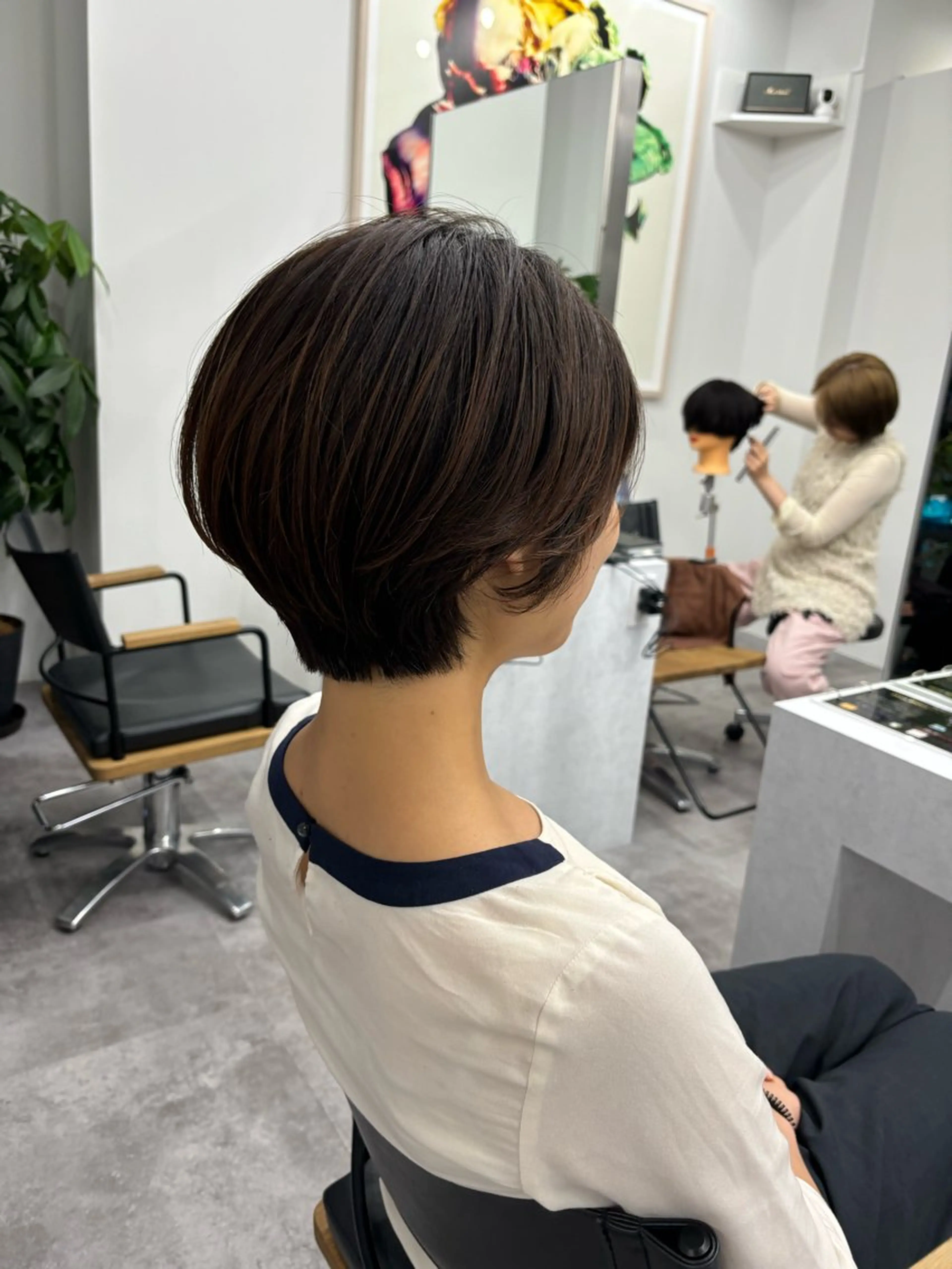 ショート カラー パーマ ヘアアレンジ レイヤー/メンズ🥑 マエダアズミ🥑のヘアスタイル