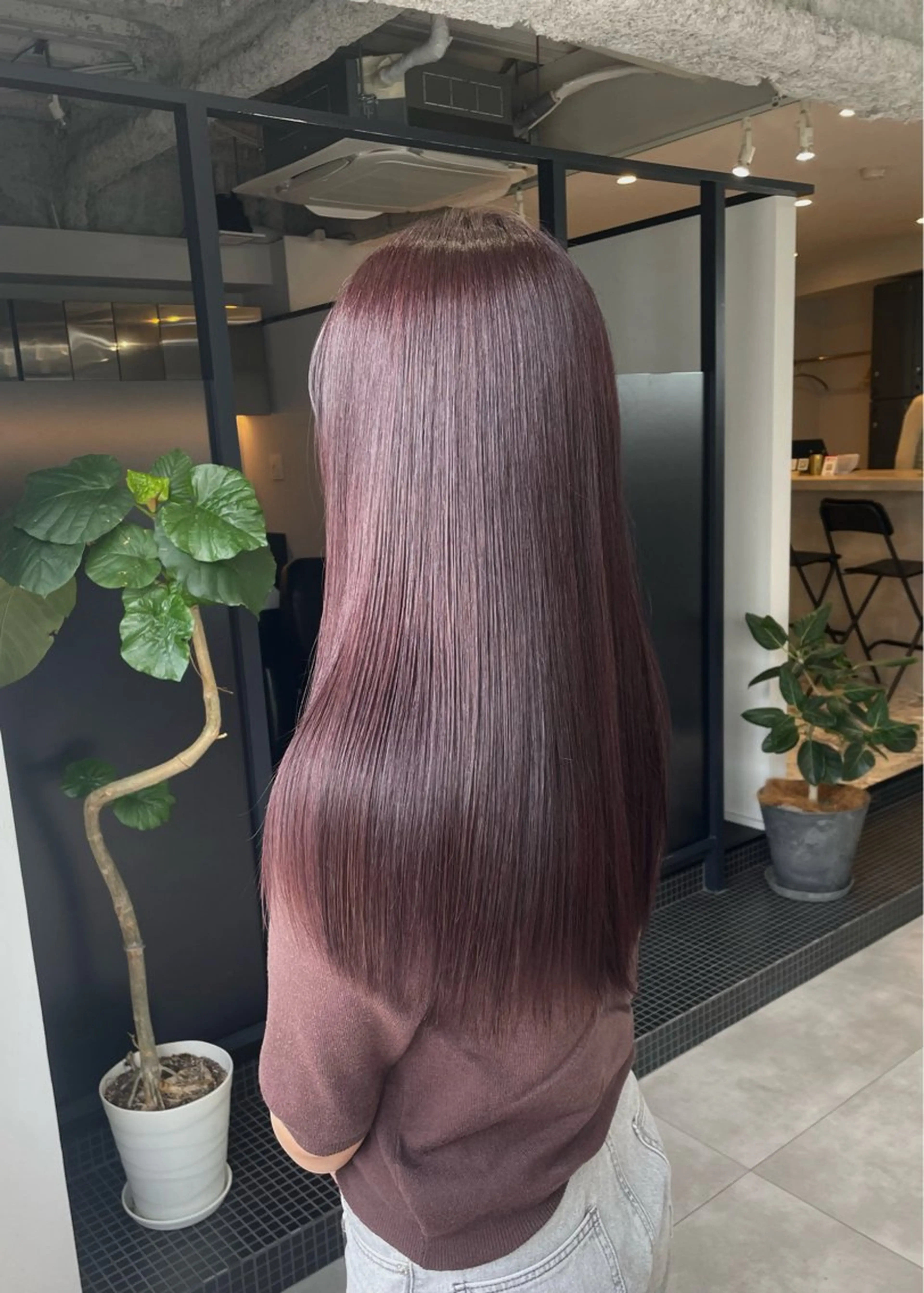 【 🫧ワンカラー🎀 】艶カラー➕バイカルテトリートメントの写真