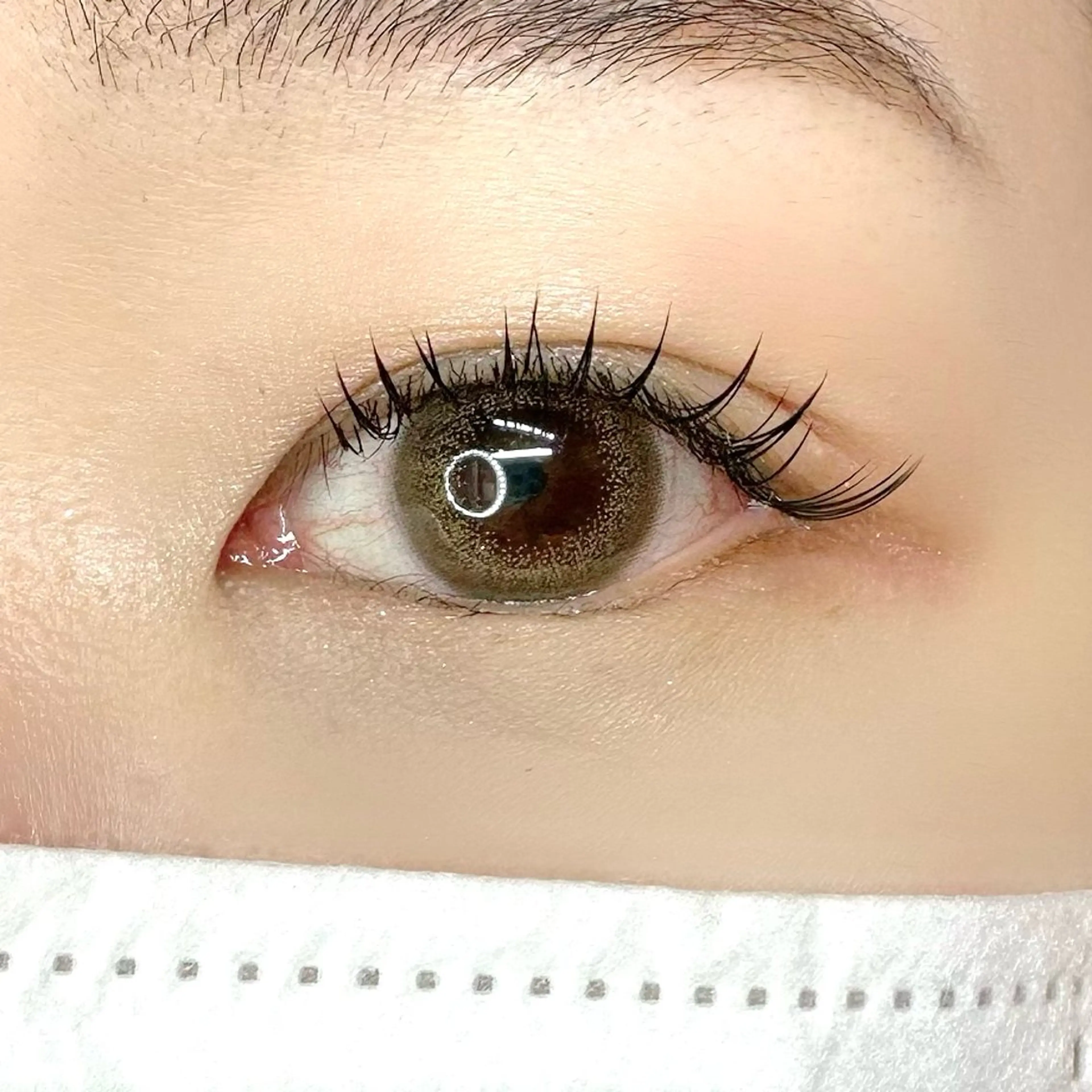 マツエク・マツパ フラットラッシュ 目尻長め ella所属・ella eyelashのマツエク・マツパデザイン