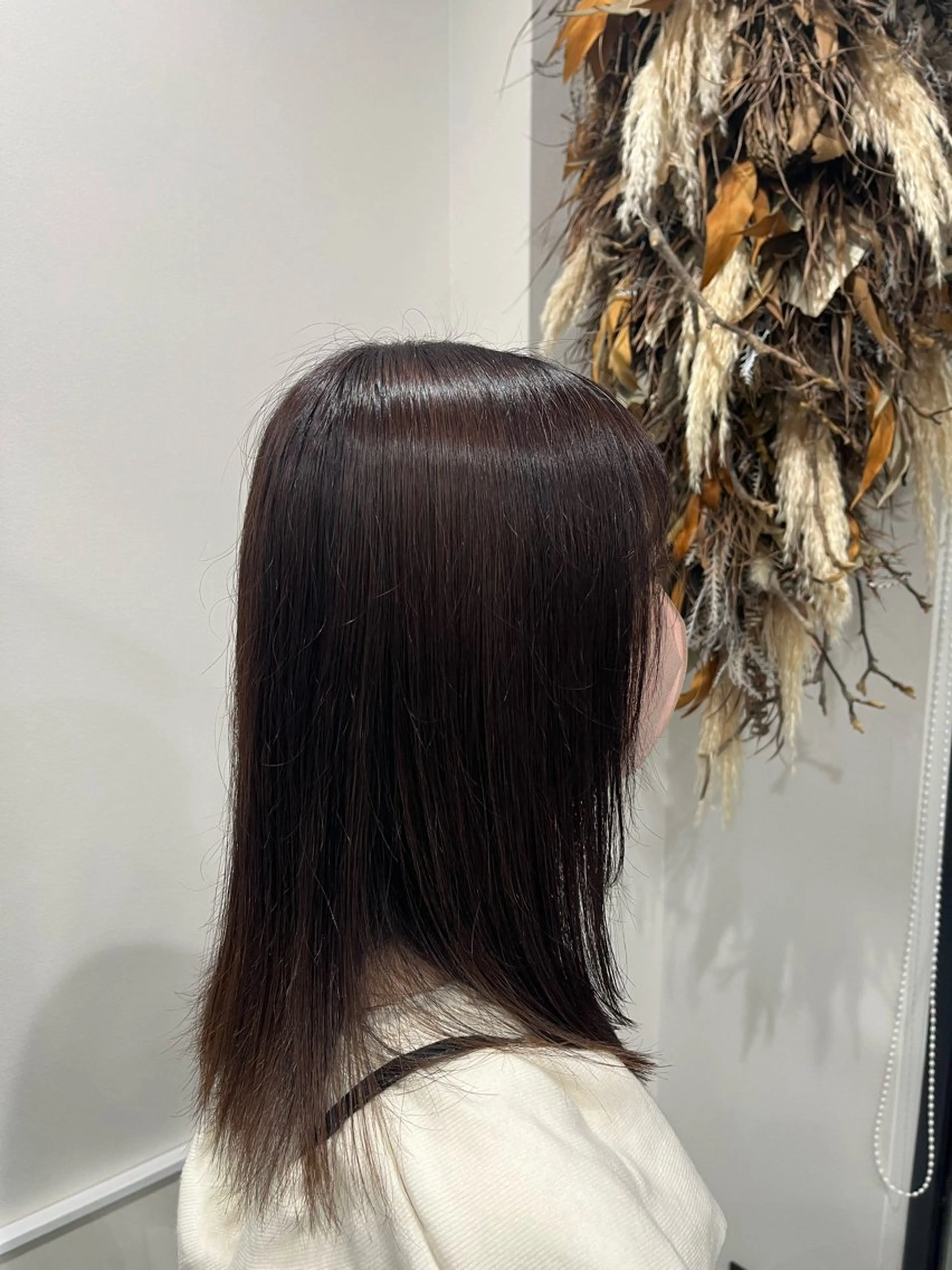 カラー 透明感カラー 🖱️ナチュラルヘア 鍋谷美帆🖱️のヘアスタイル