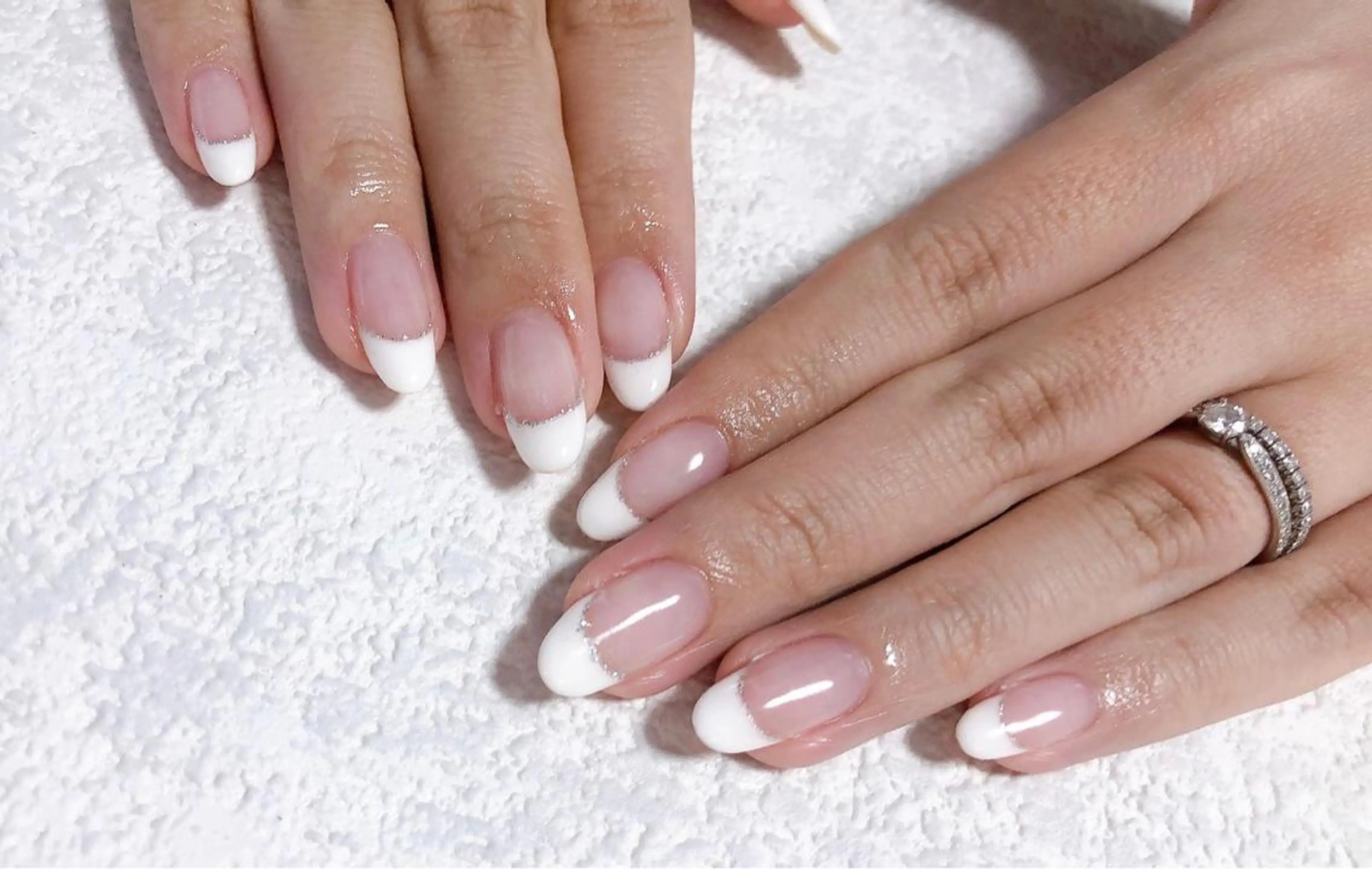 ネイル フレンチネイル ジェルネイル 韓国ネイル メンズネイル パラジェル kiki nail たまプラーザのネイルデザイン