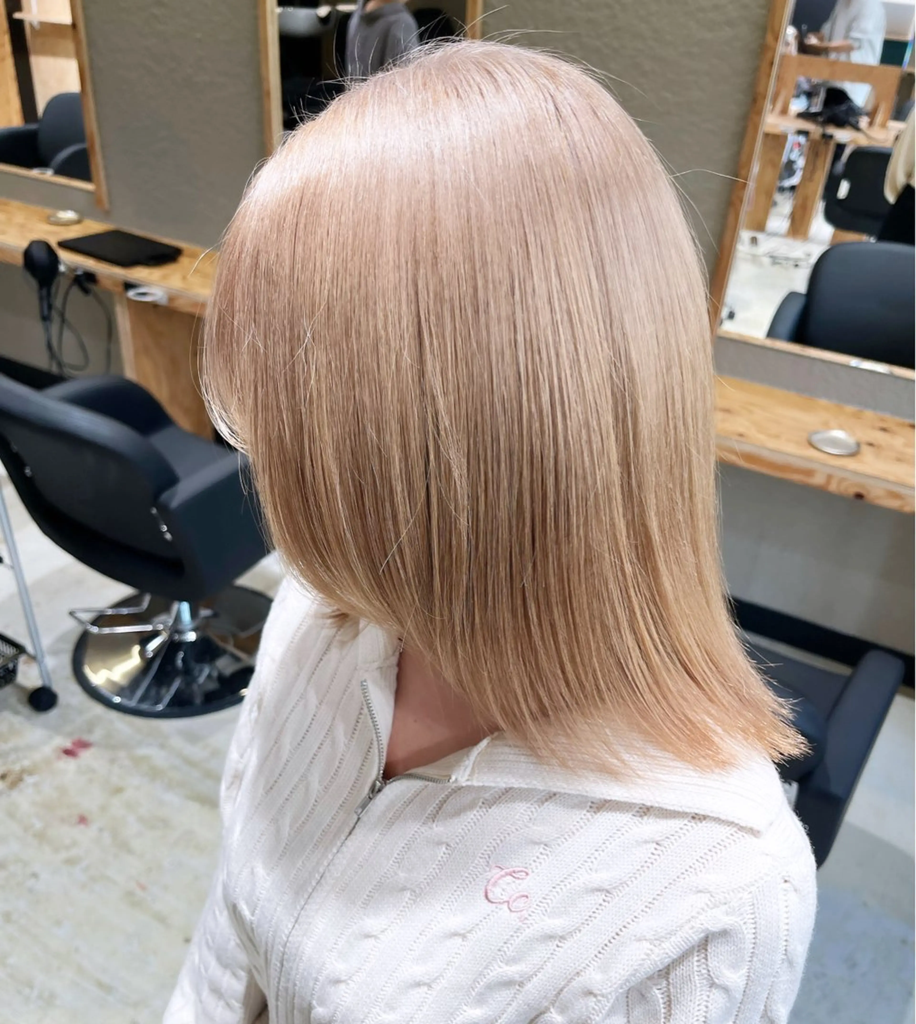 セミロング ヘアカラー トリートメント 🏅EIGHT難波/ 【店長】タモツのヘアスタイル