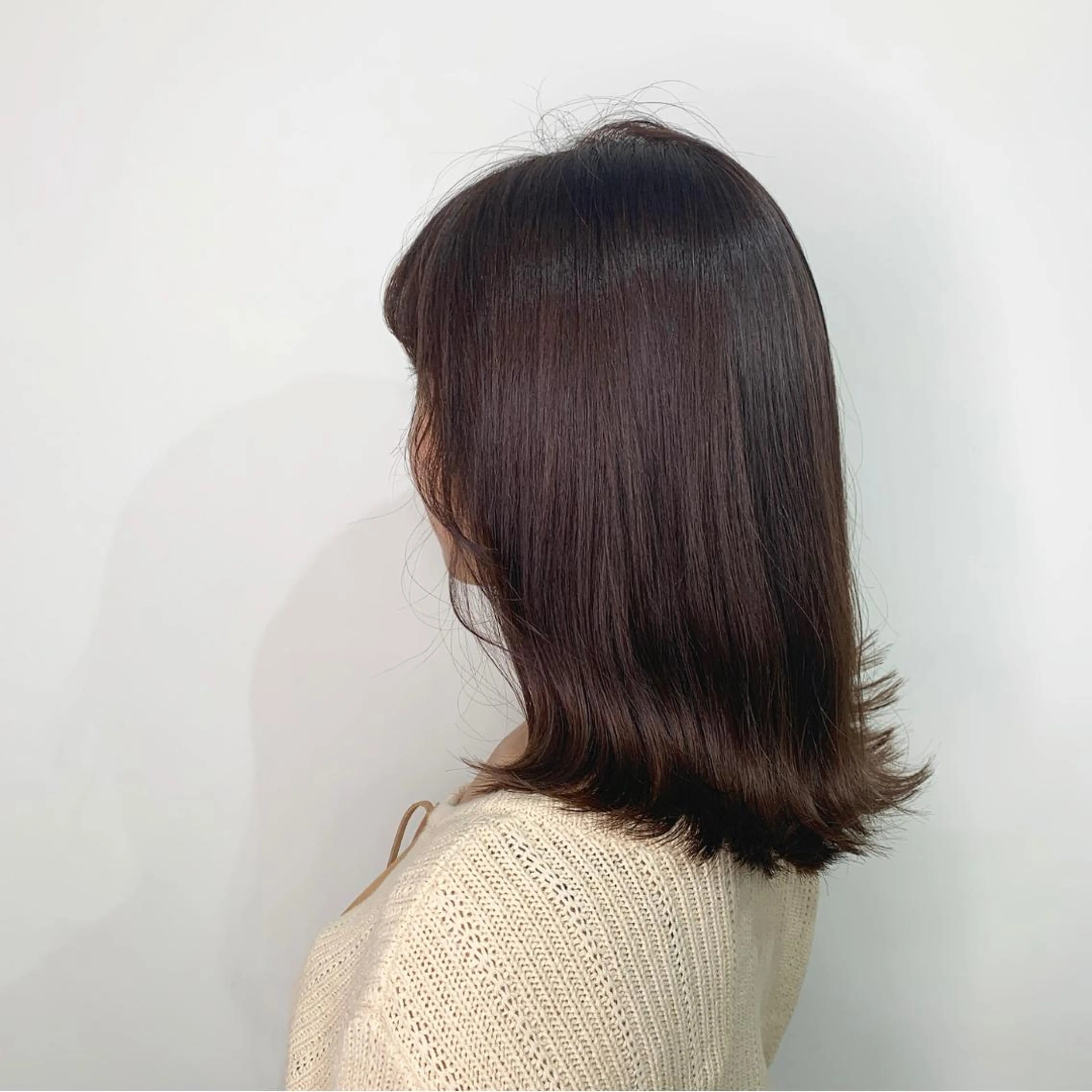 セミロング カラー カット ヘアカラー HARUKA韓国ヘア /Luana梅田のヘアスタイル