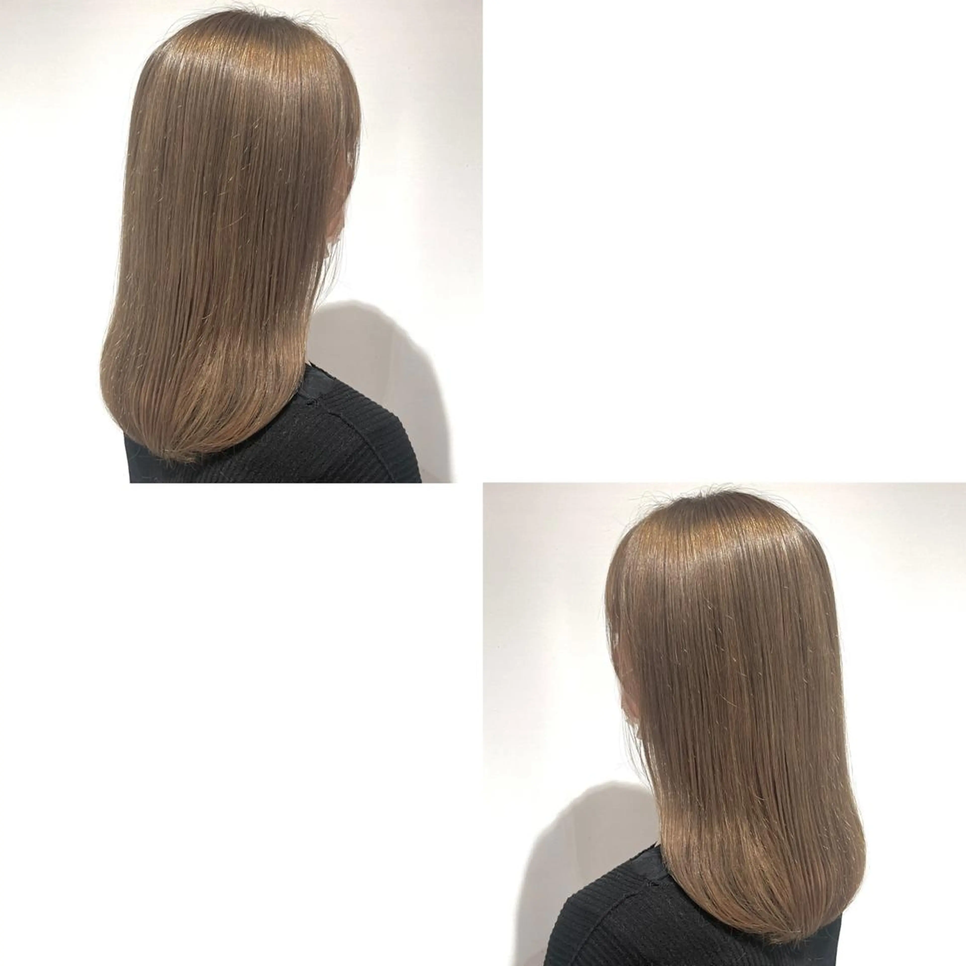 セミロング カラー ヘアカラー トリートメント 青沼夏未/オリーブ/ 寒色カラーのその他イメージ