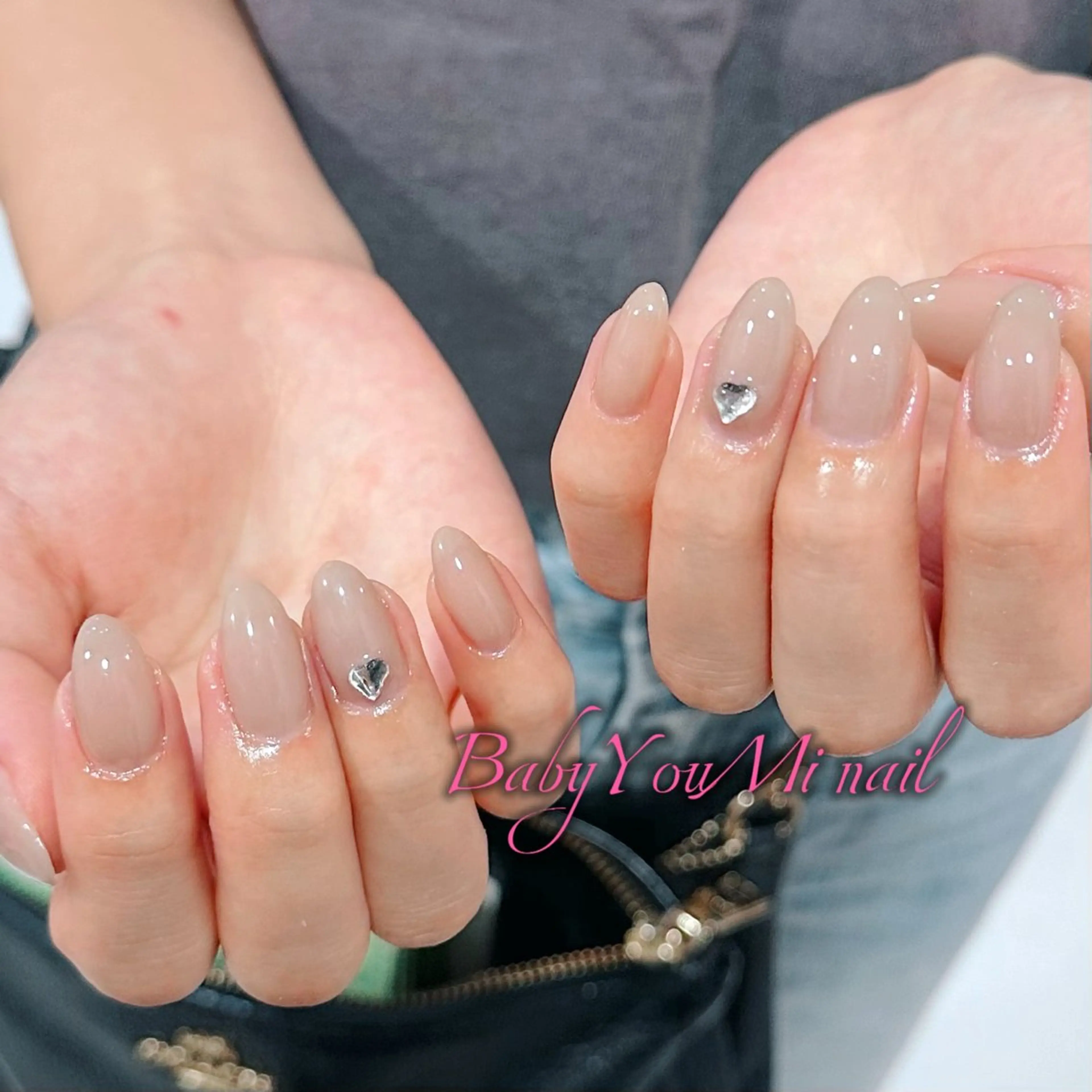 ネイル オーロラネイル フラワーネイル フットネイル フレンチネイル ジェルネイル ハンドネイル BabyYouMi ねねのネイルデザイン