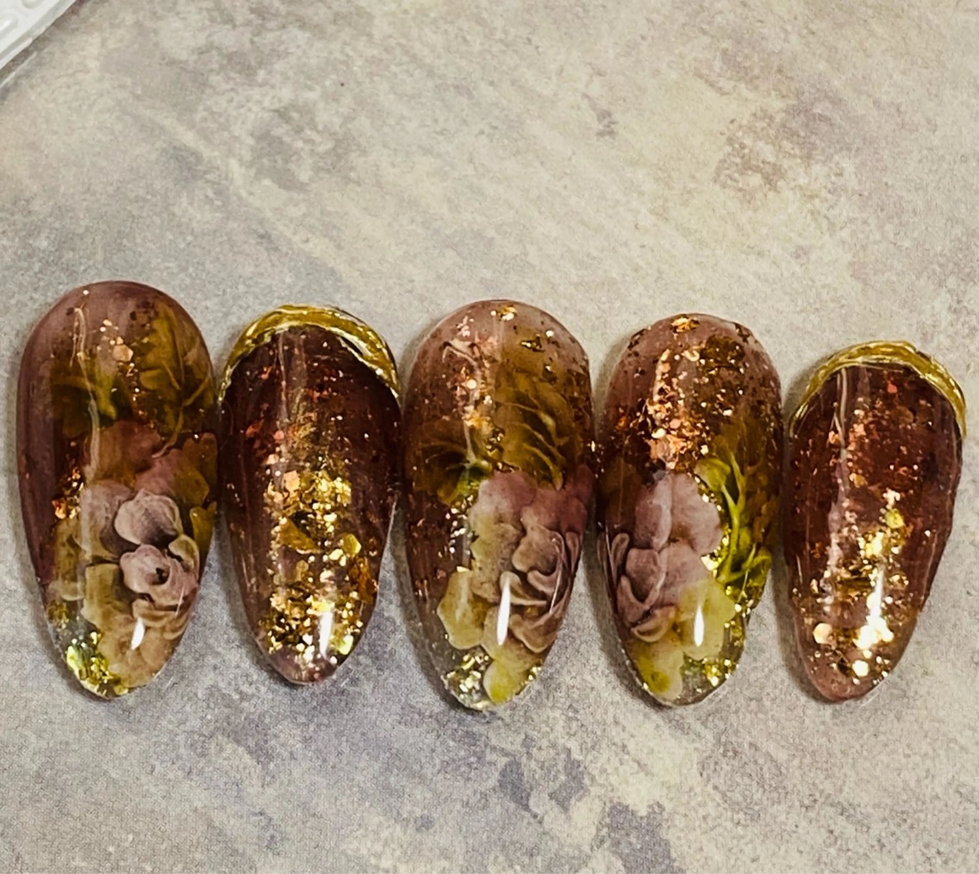 ローズネイル×グラデーション 【オフ込み】e85の写真