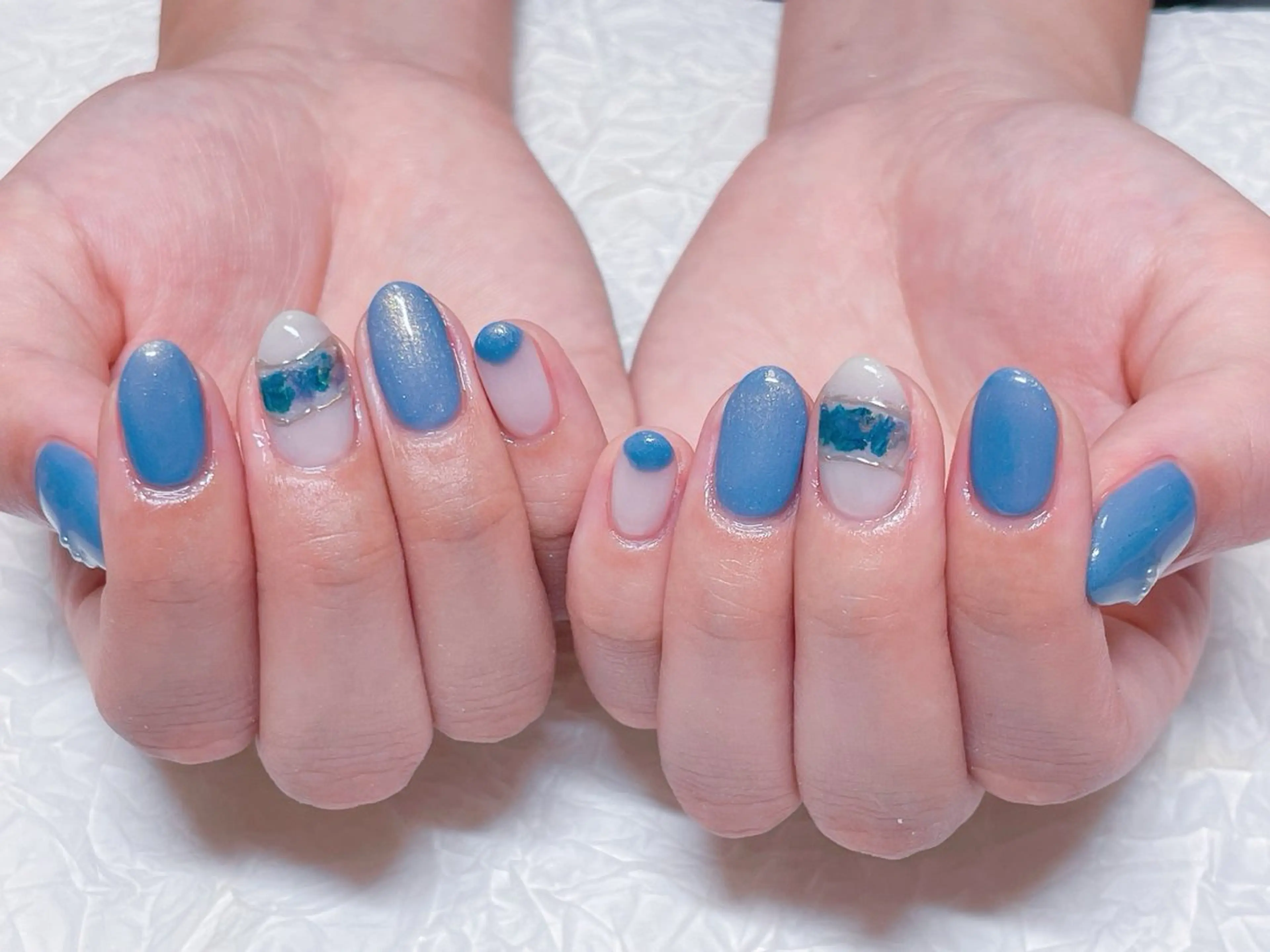 ネイル ニュアンスネイル ハンドネイル ハンドケア ゆ か_Nails💫のネイルデザイン