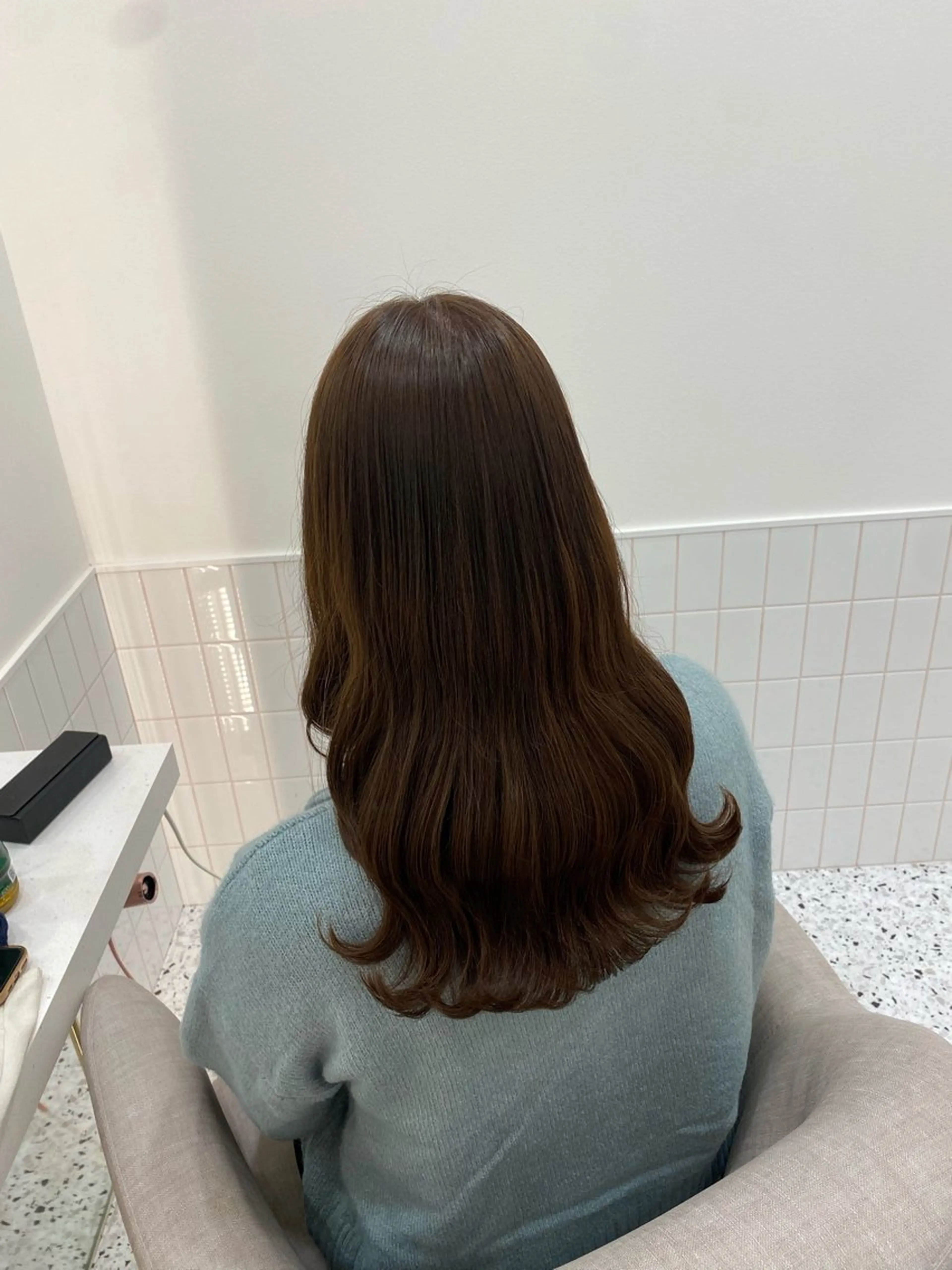 ロング 新田 妃那のヘアスタイル