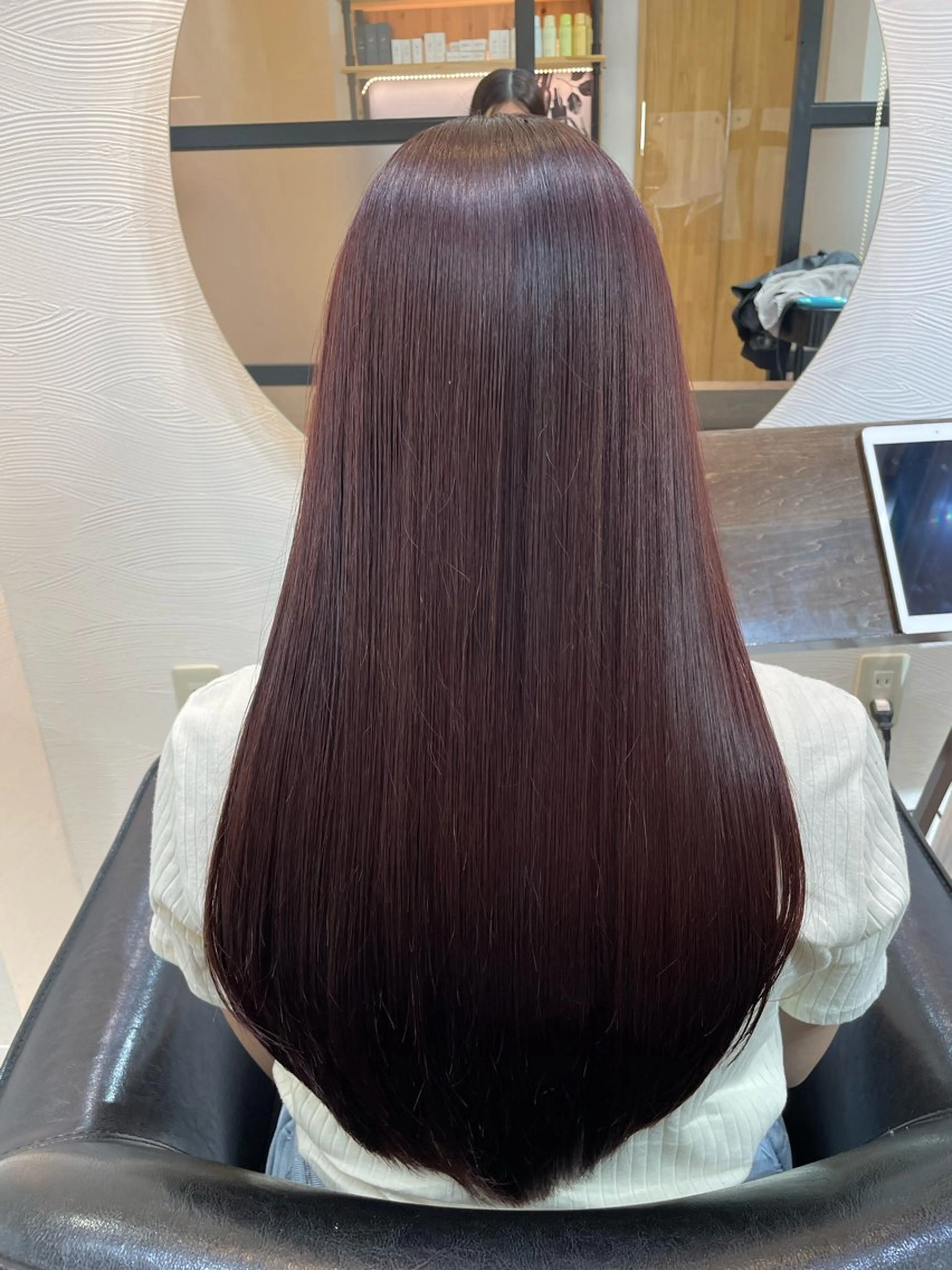 ロング カラー トリートメント 🍒透明感カラー NO.1/ララ🍒のヘアスタイル