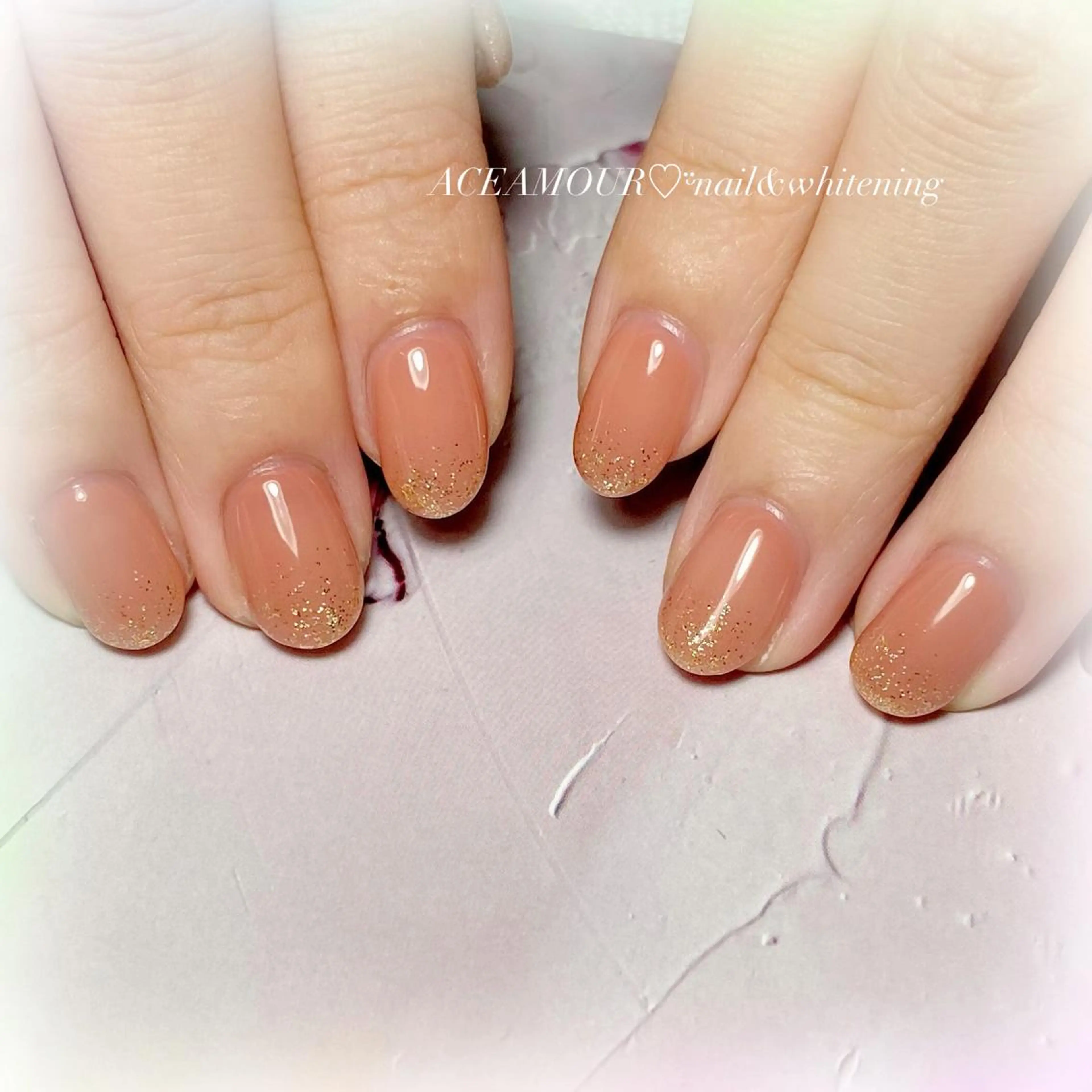 ネイル ジェルネイル ネイル/耳つぼ /新ホワイトニングのネイルデザイン