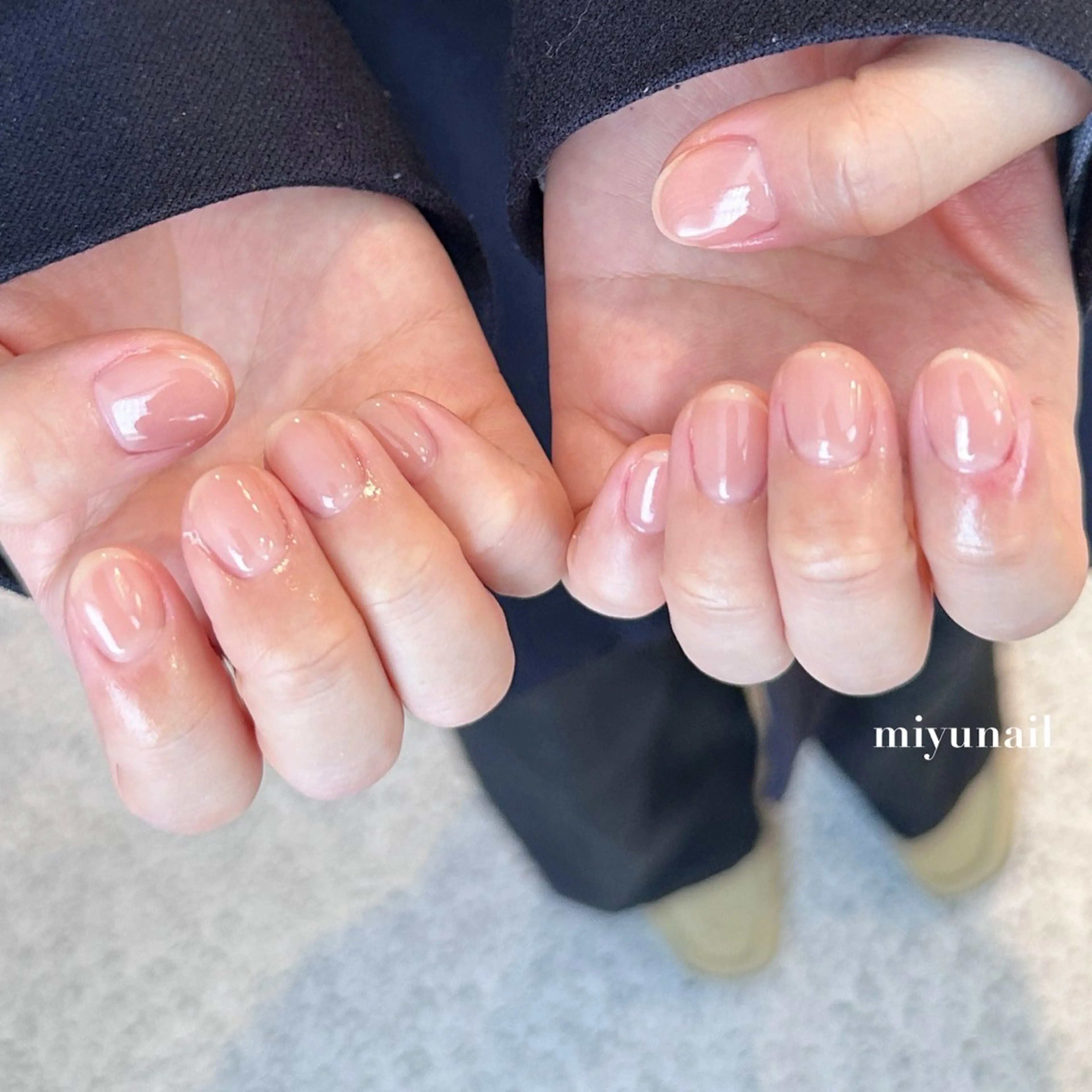 ネイル クリアネイル oreo salon miyu 池袋のネイルデザイン