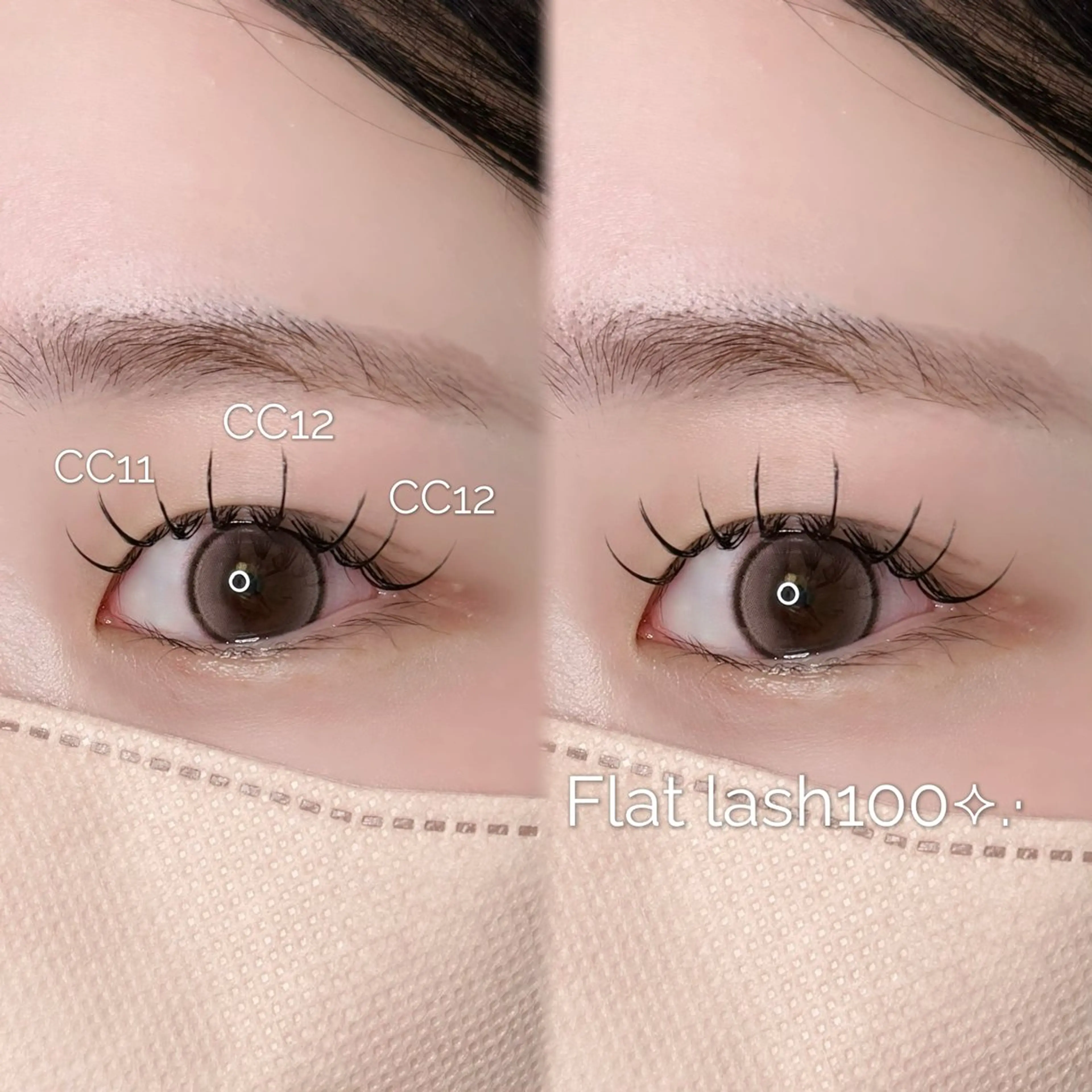 マツエク・マツパ 束感まつ毛 フラットラッシュ 韓国風マツエク パリジェンヌラッシュリフト まつげパーマ マツエク mizuki/束感 まつエク/似合わせ眉のマツエク・マツパデザイン