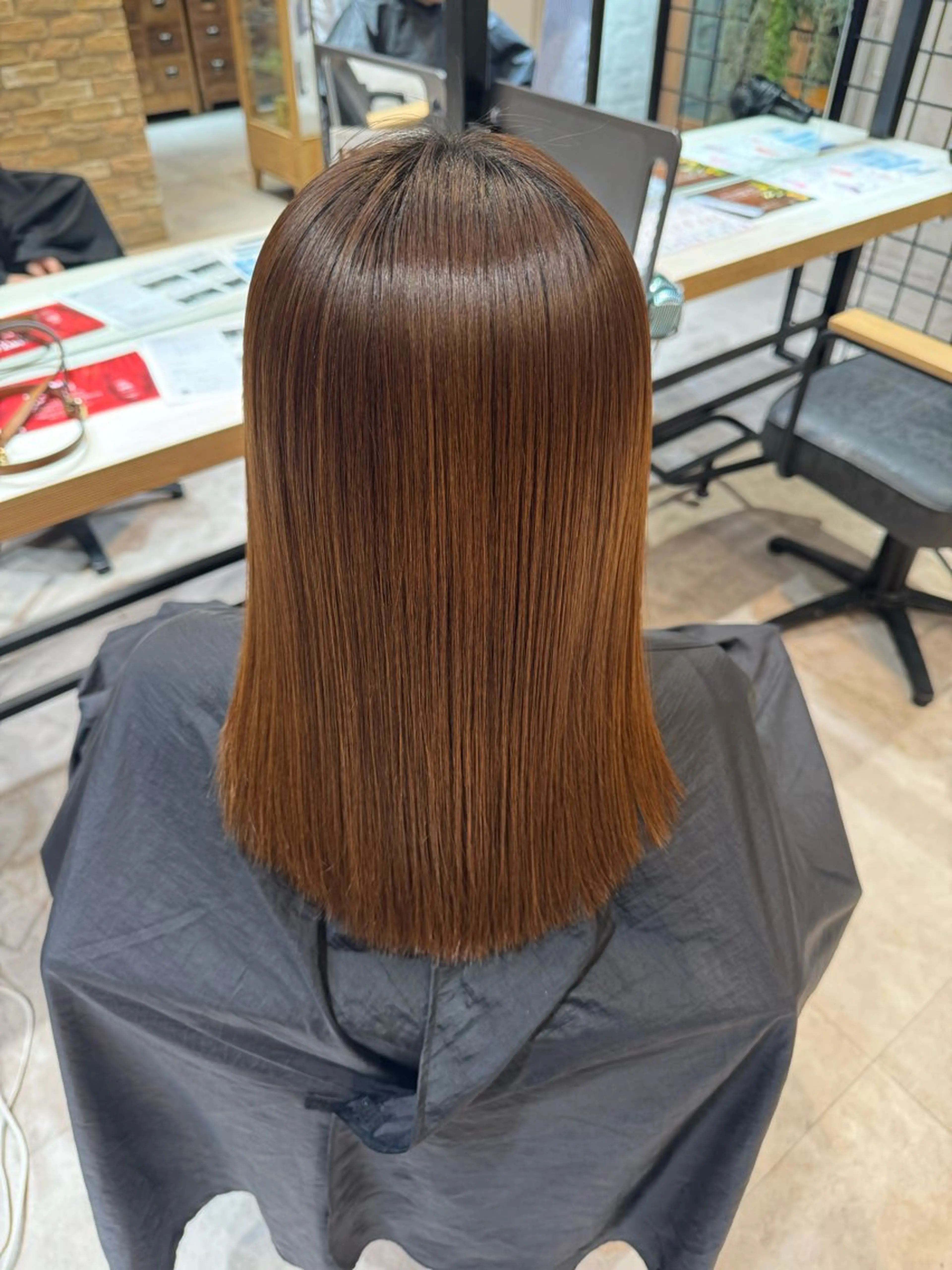 ロング 縮毛矯正 Miyuu🎀カラー マツエク・ストレートのマツエク・マツパデザイン