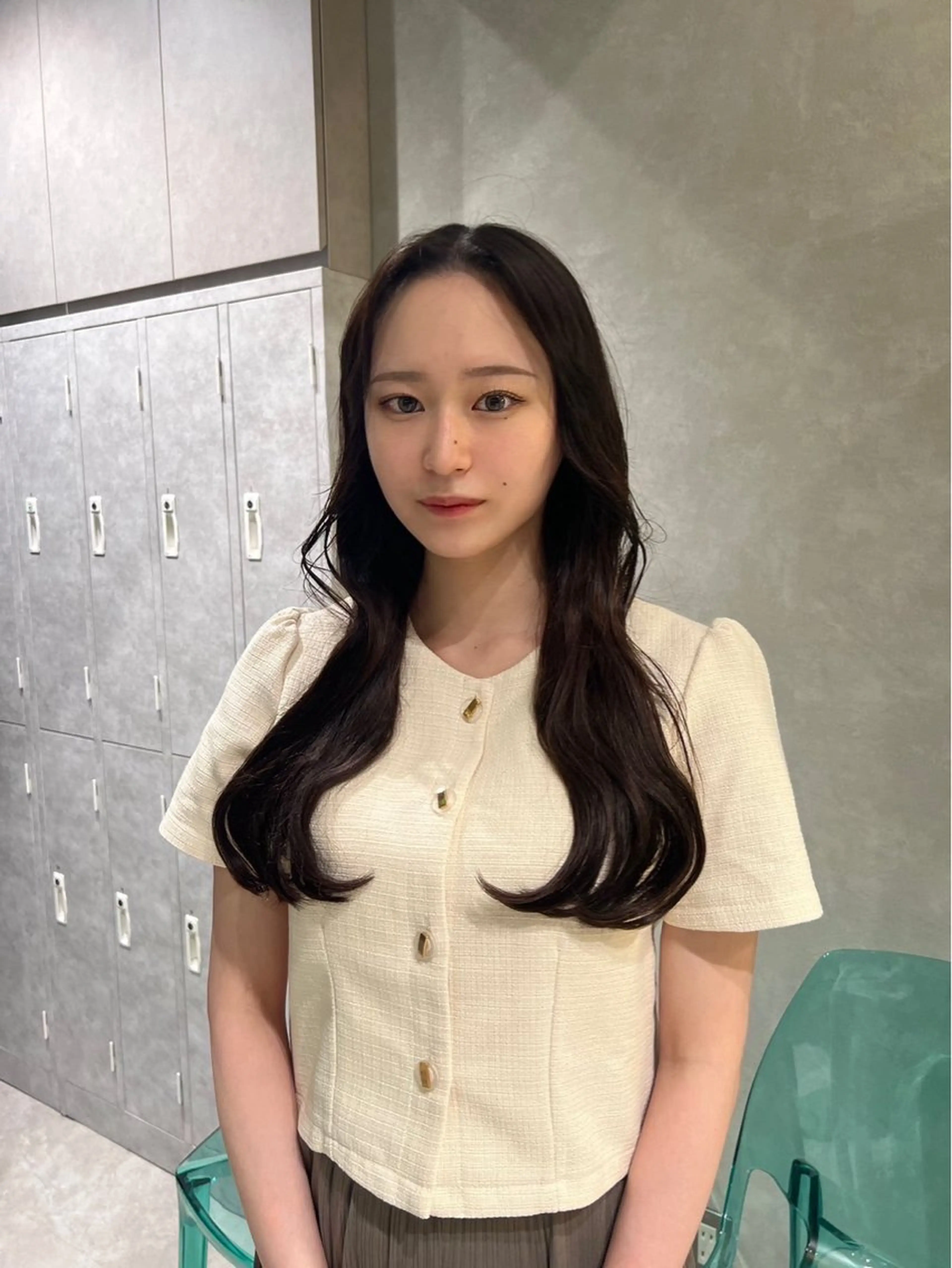 セミロング 韓国風ヘア 韓国風艶カラー 🇰🇷🩶/REIのヘアスタイル