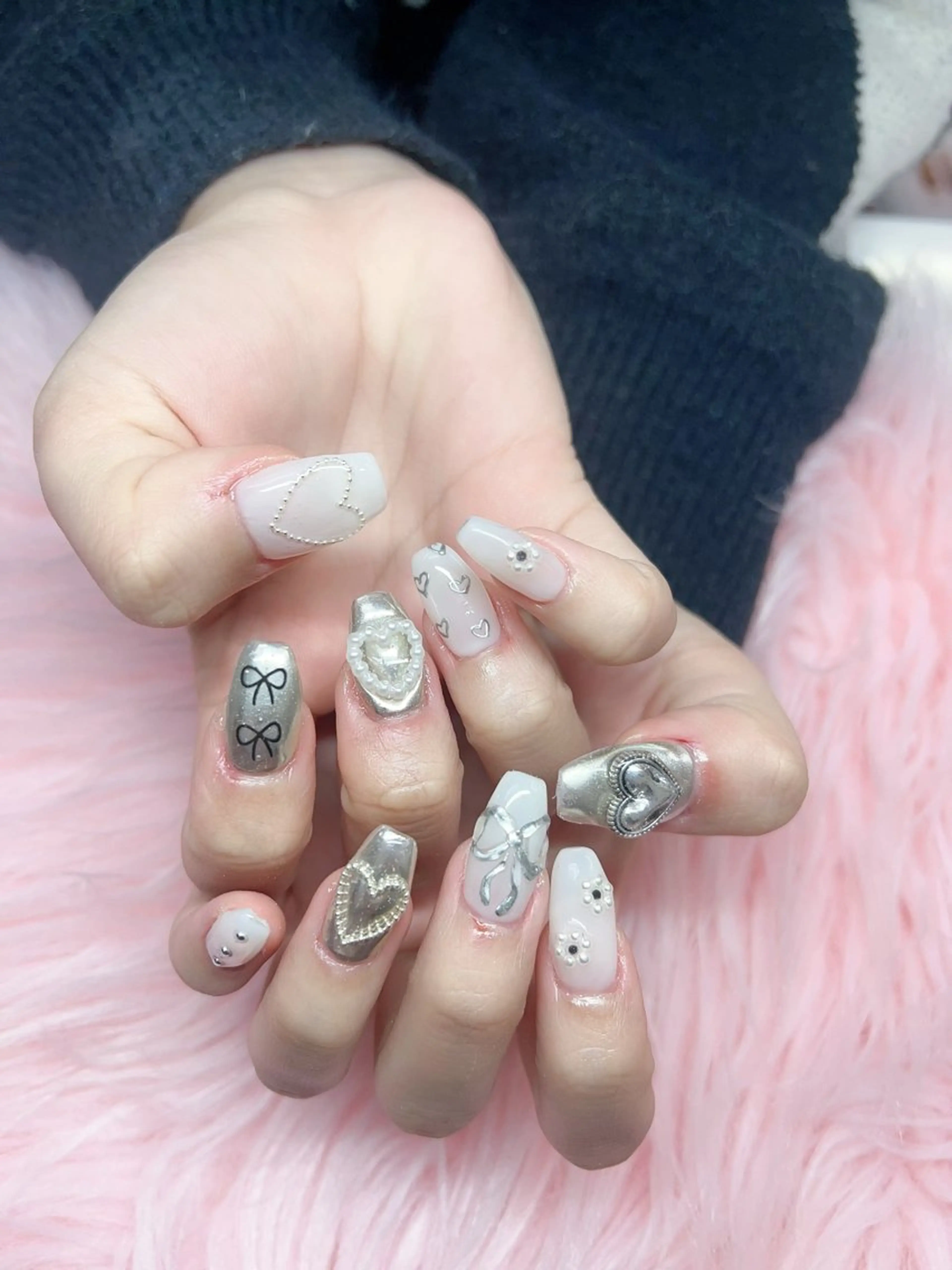 ネイル ハンドネイル ハンドケア 💜MIYA nail川崎店のネイルデザイン