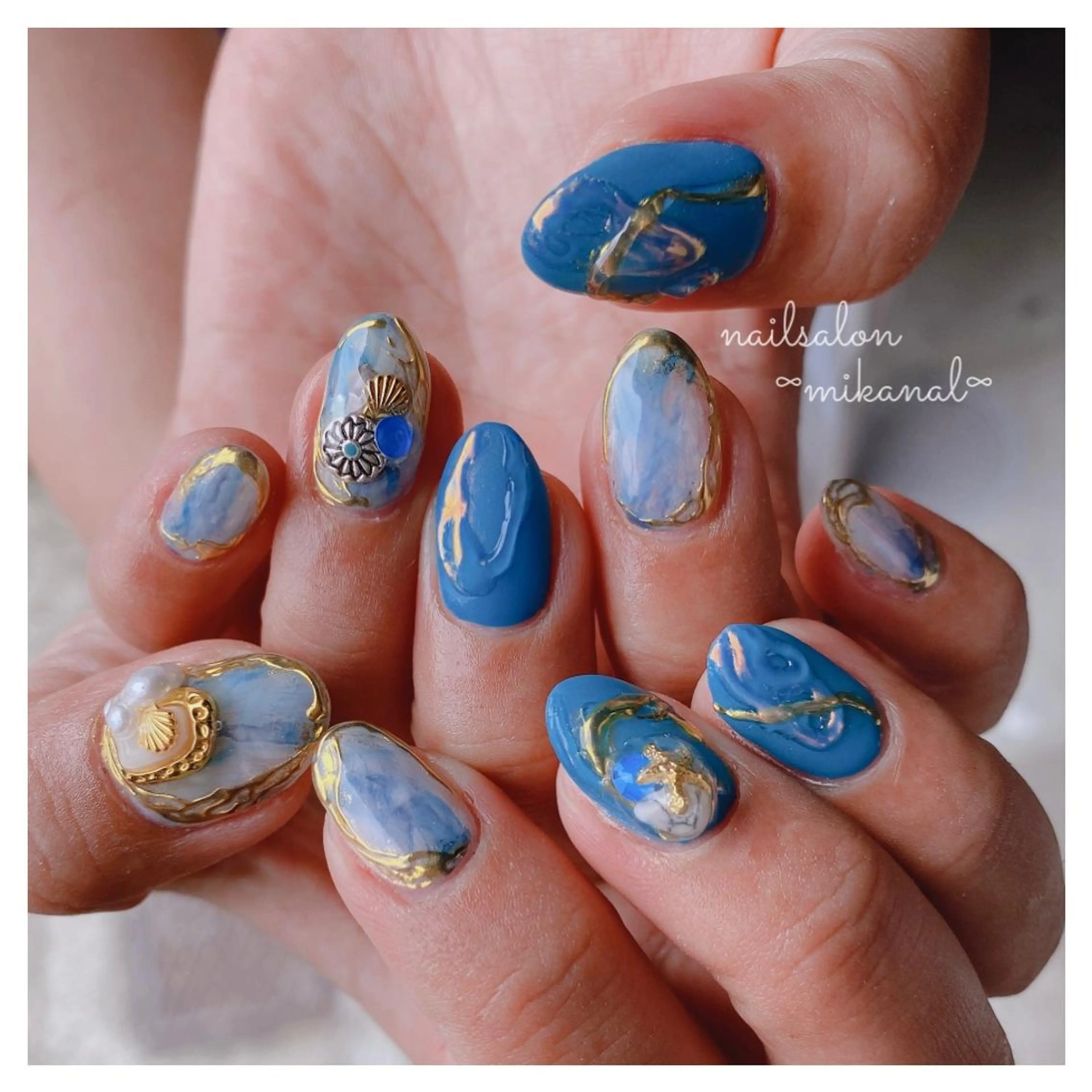 ネイル ハンドネイル nail salon  ∞ mikanal ∞所属・nailsalon ∞ ﾐｶﾅﾙ ∞のネイルデザイン