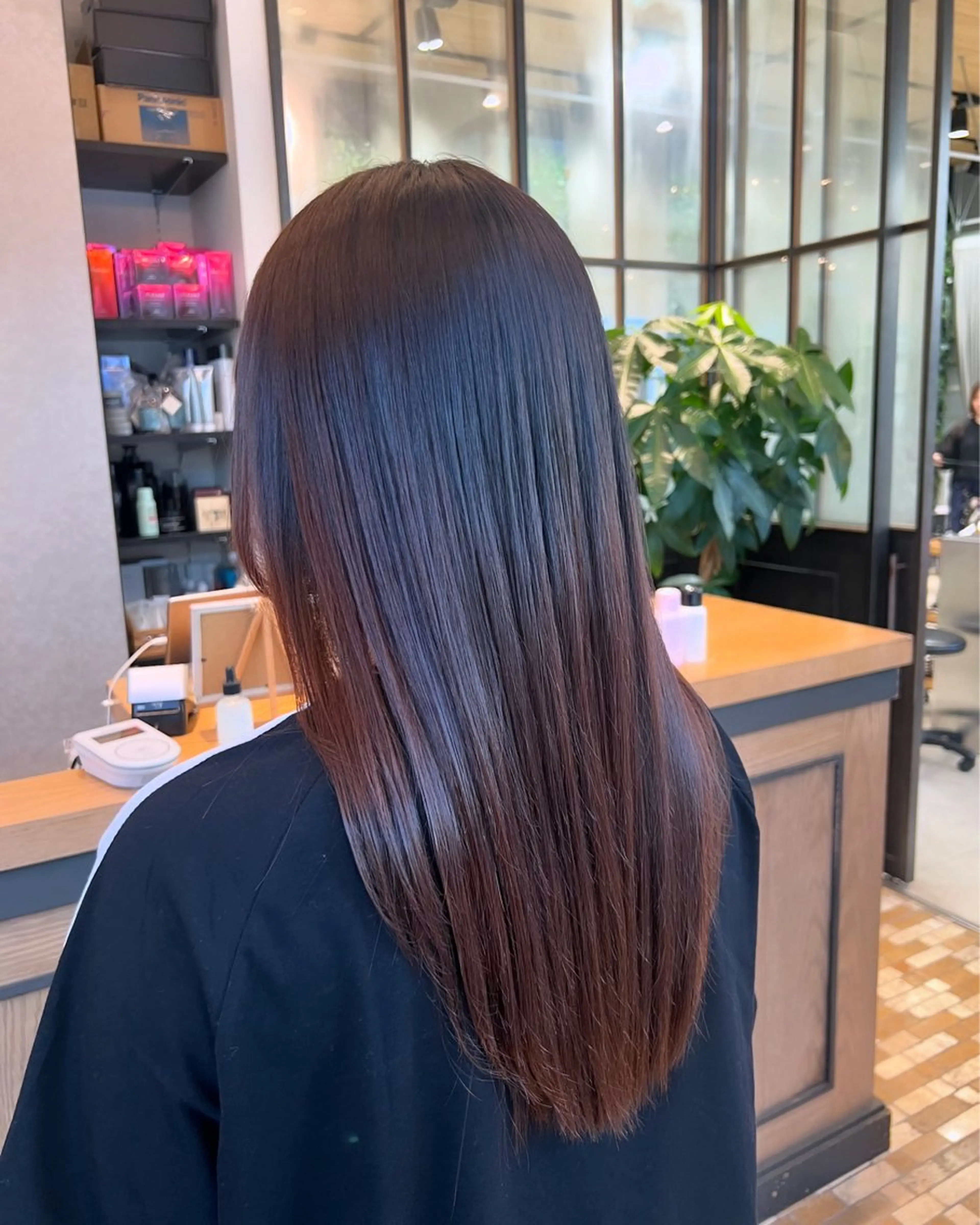 ロング パーマ 髪質改善 ストレートパーマ 縮毛矯正 🫧Ai/ ロロネー森ノ宮💖のヘアスタイル